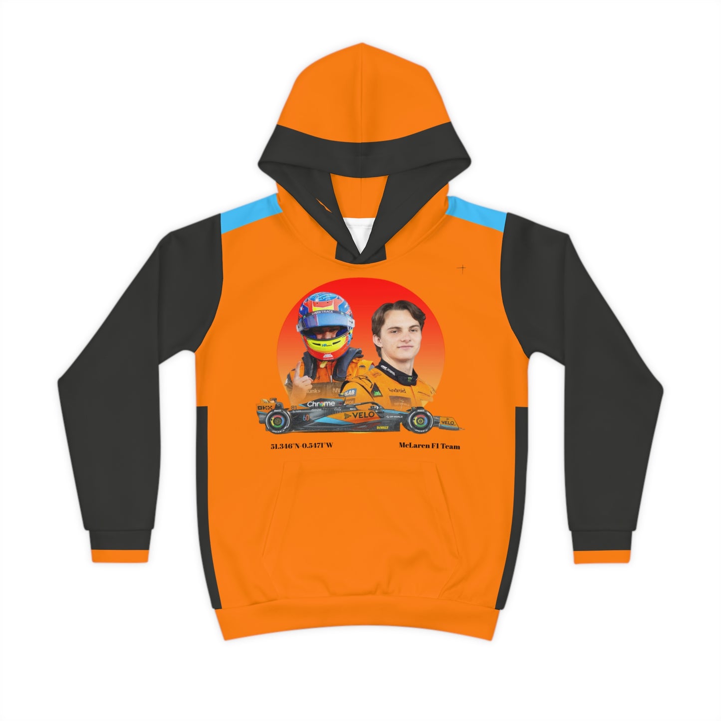 McLaren Long Island F1 Piastri inspired Children's Hoodie - Comfort and Style for Kids