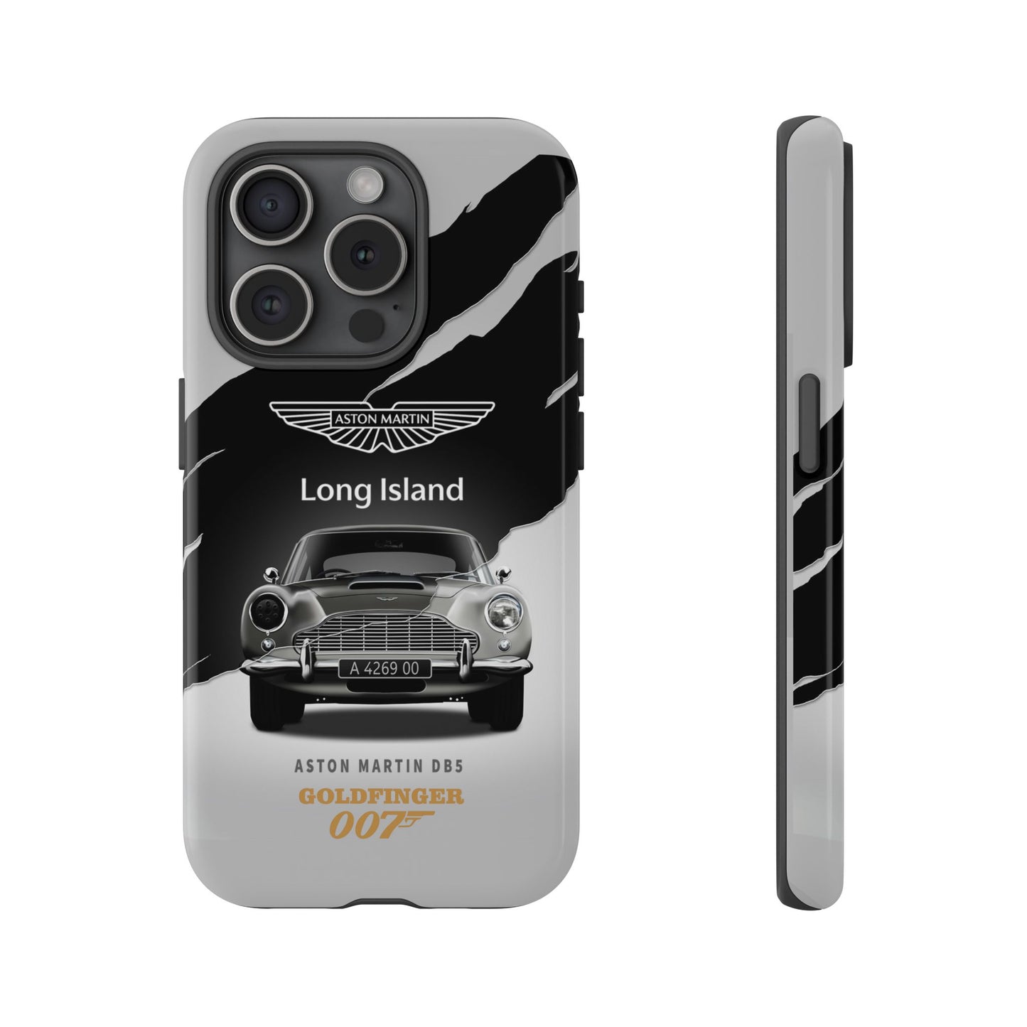 Aston Martin Long Island Phone Case Aston Martin DB5 Goldfinger 007 inspired Phone case (iPhone 8-17)