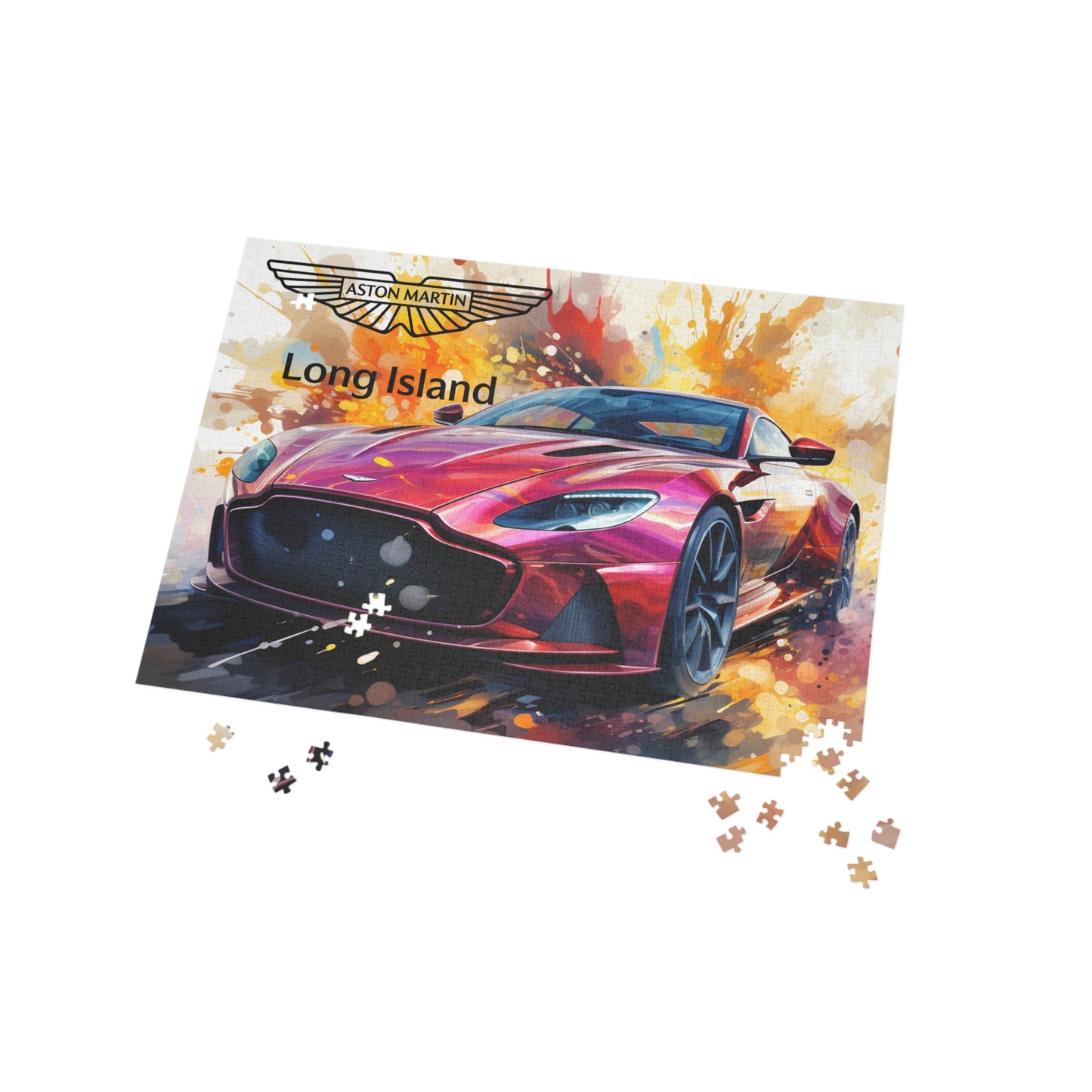 Aston Martin Long Island DBS superleggera Inspired Puzzle - 96, 252, 500, 1000-Piece Options