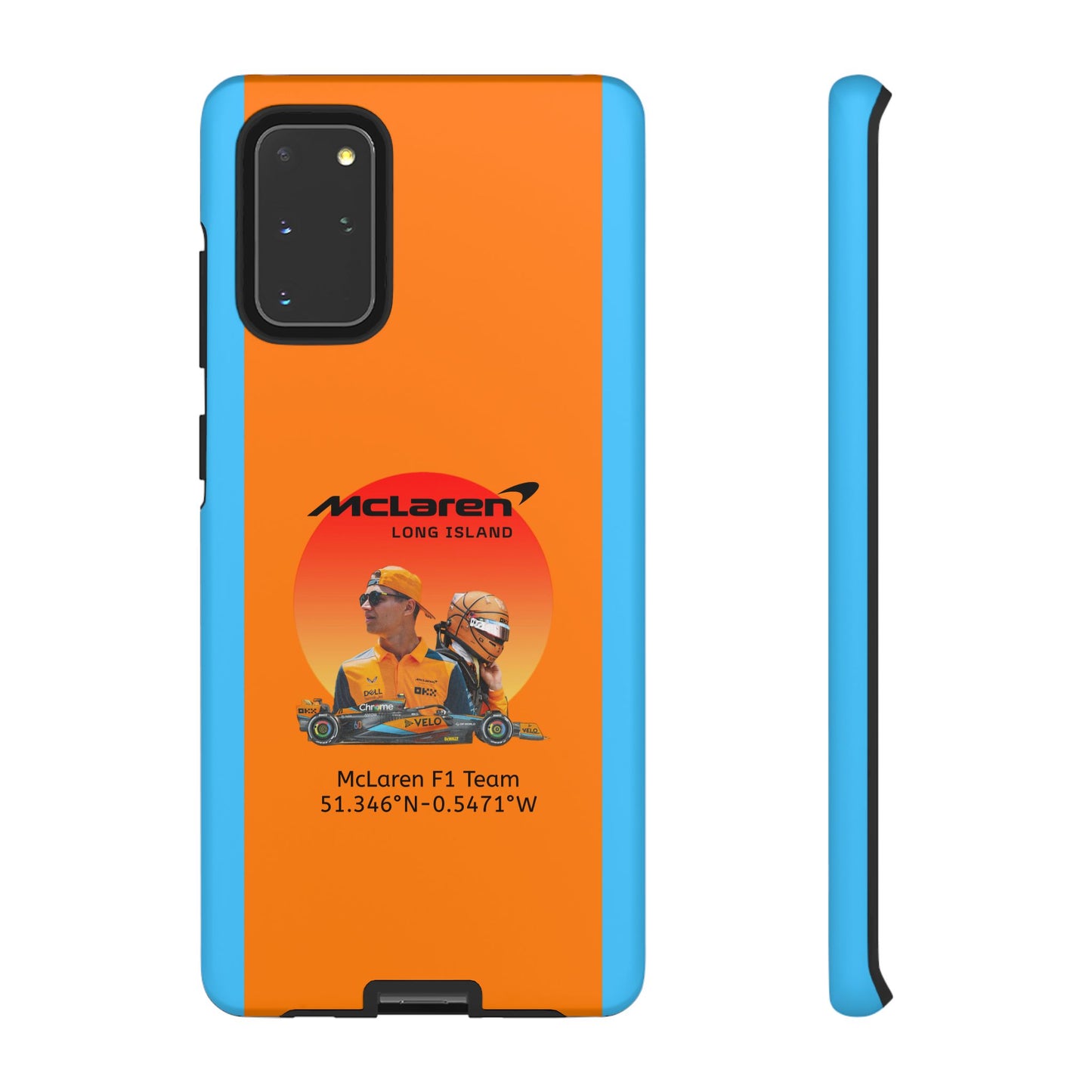 McLaren Long Island McLaren F1 inspired Lando Norris Impact-Resistant Phone Case - Sleek & Stylish