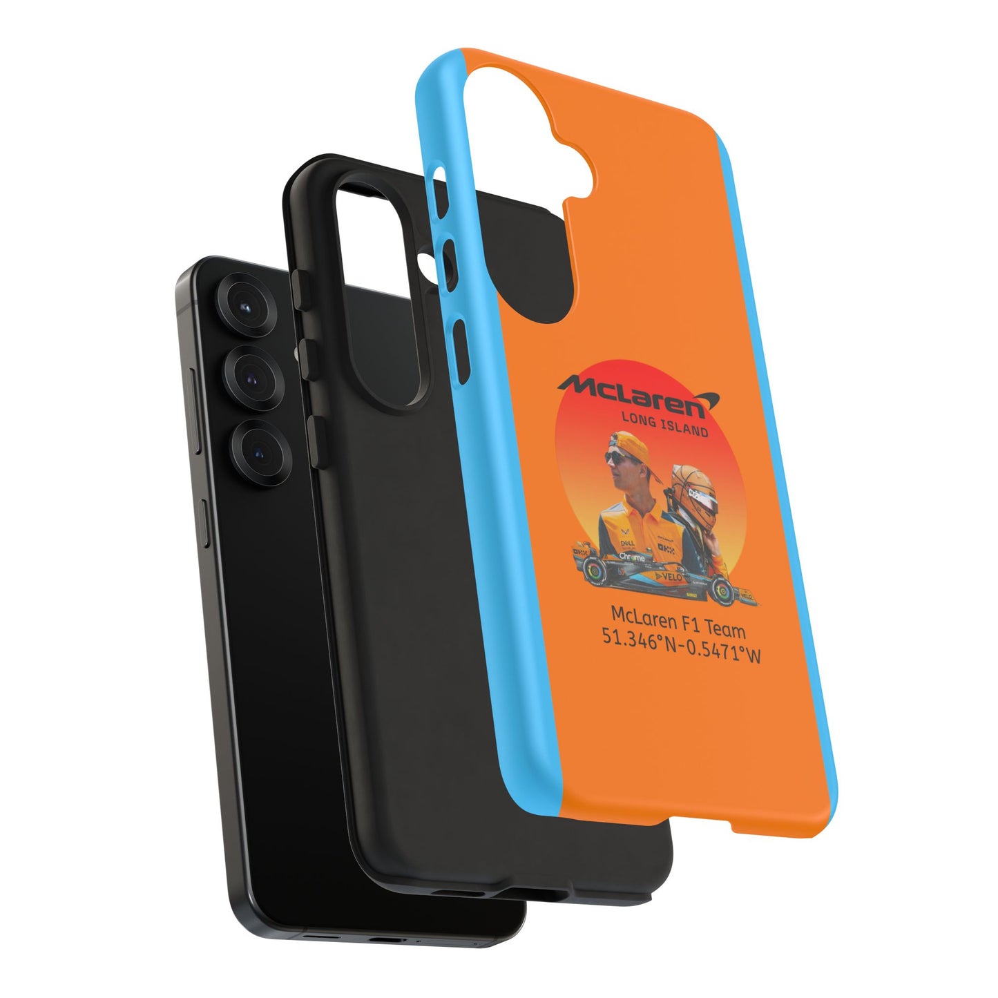 McLaren Long Island McLaren F1 inspired Lando Norris Impact-Resistant Phone Case - Sleek & Stylish