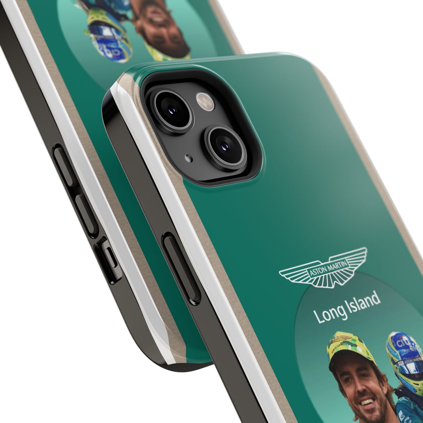 Aston Martin Long Island F1 inspired Fernando Alonso Impact-Resistant Phone Case - Sleek & Stylish