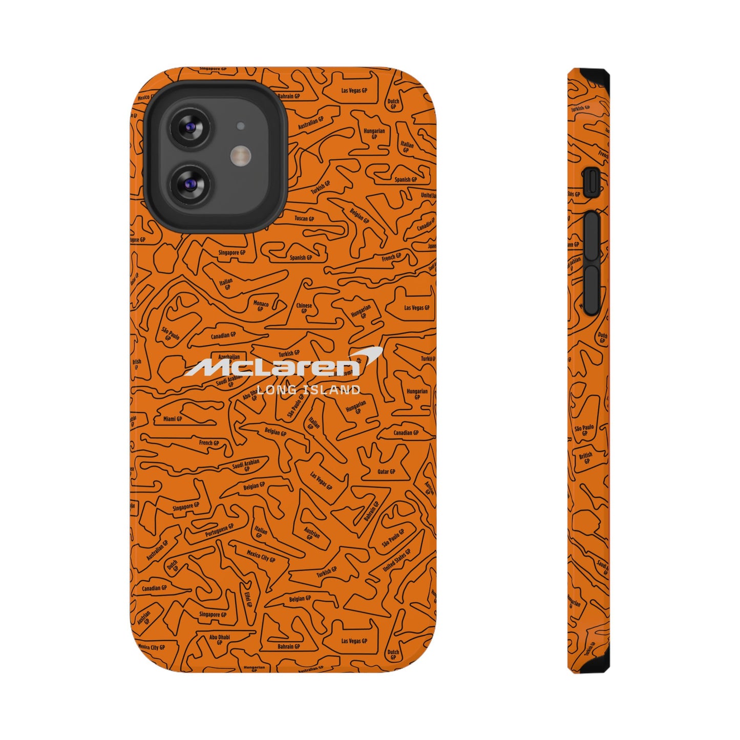 McLaren Long Island F1 race Track Inspired Impact-Resistant Phone Case