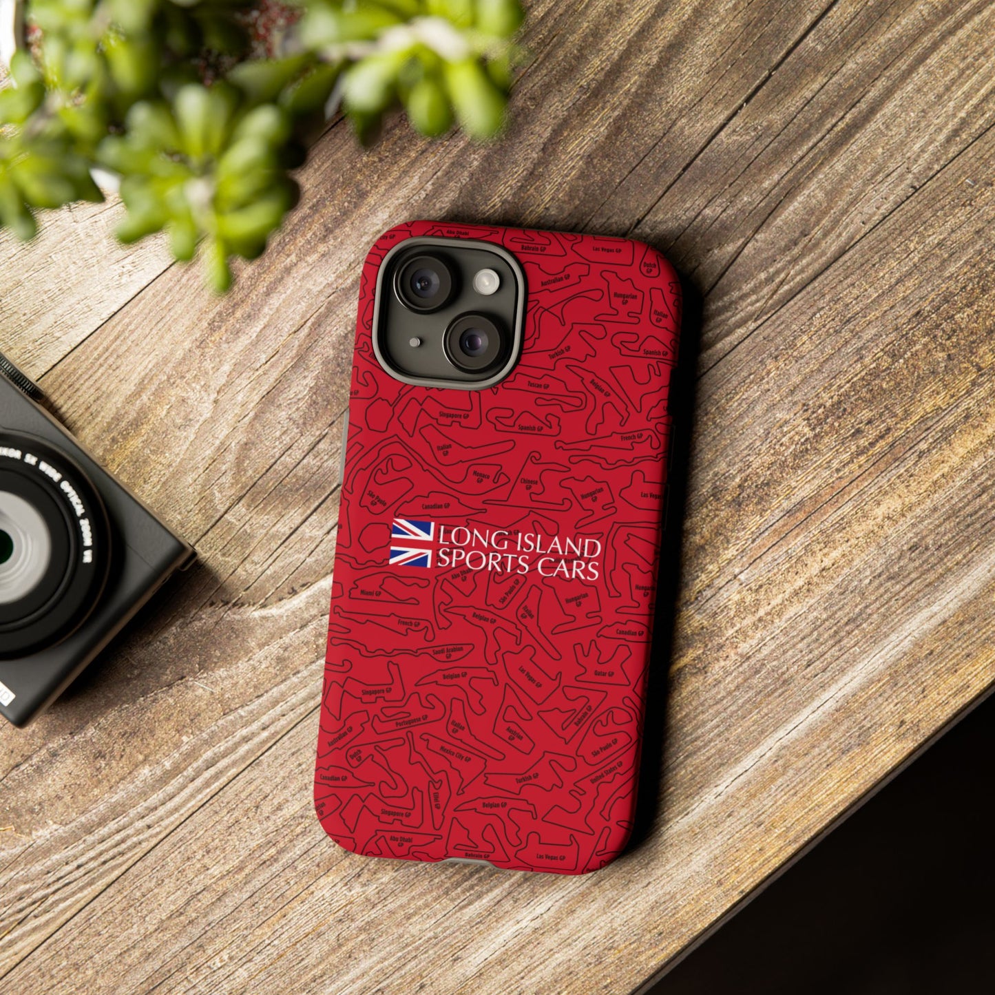 Long Island Sports Cars F1 race Track Inspired Impact-Resistant Phone Case