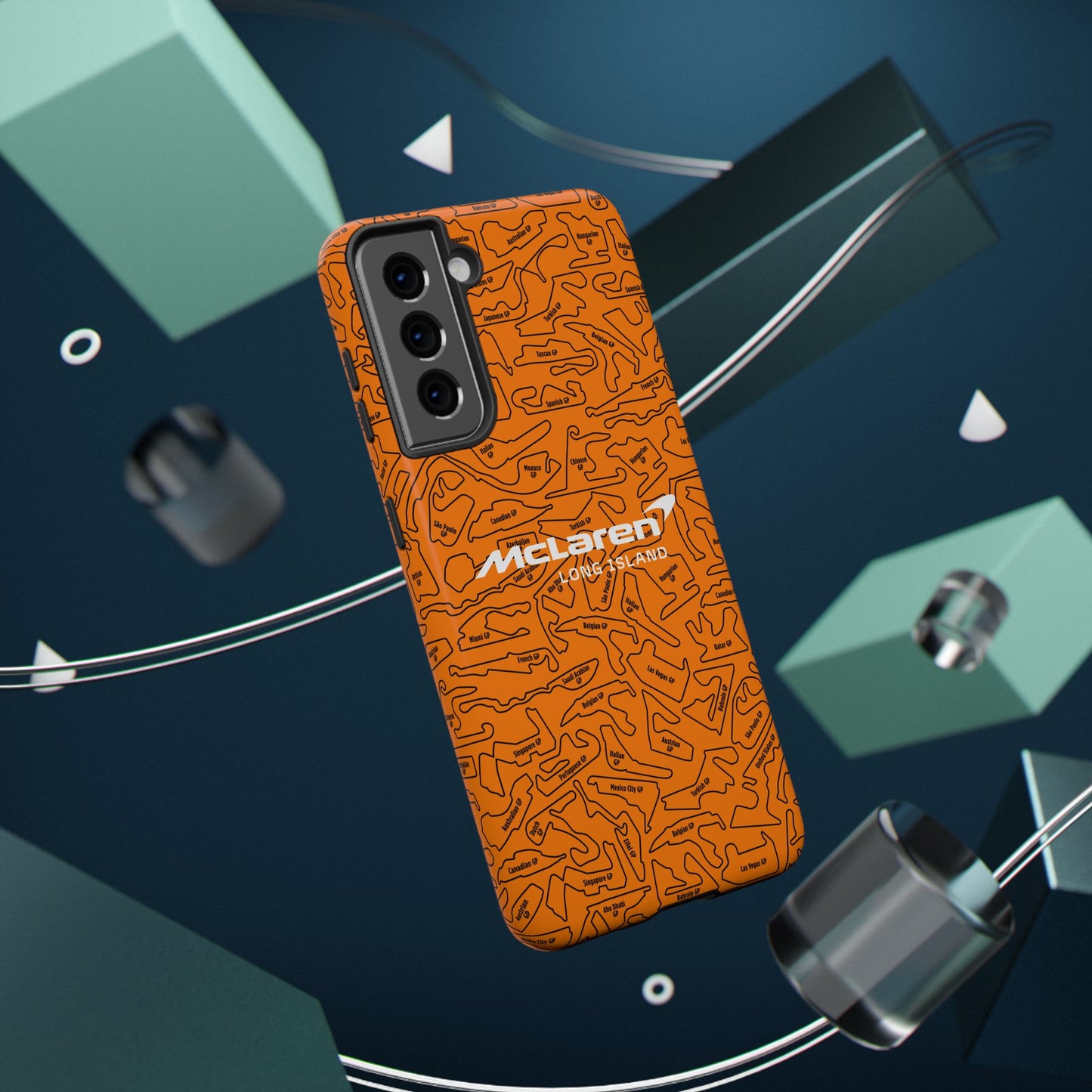 McLaren Long Island F1 race Track Inspired Impact-Resistant Phone Case