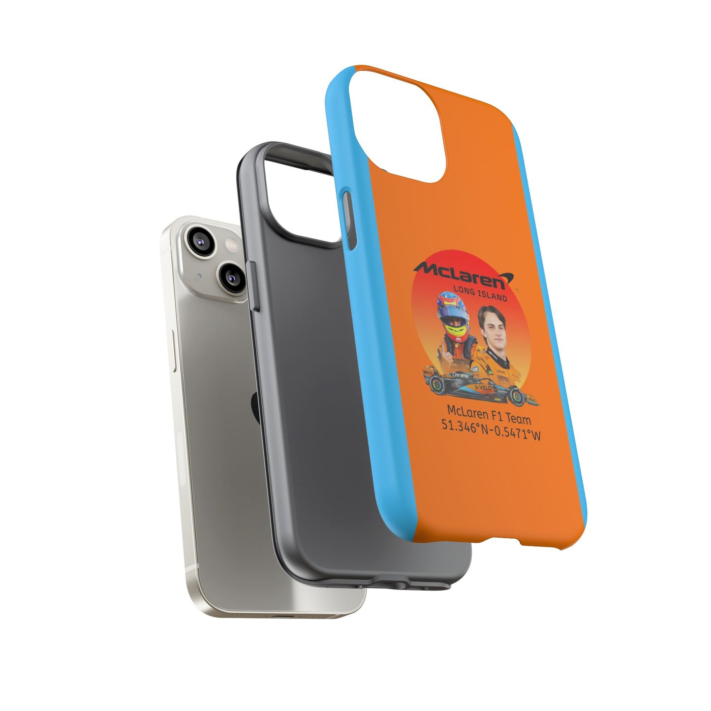 McLaren Long Island McLaren F1 inspired Oscar Piastri Impact-Resistant Phone Case - Sleek & Stylish