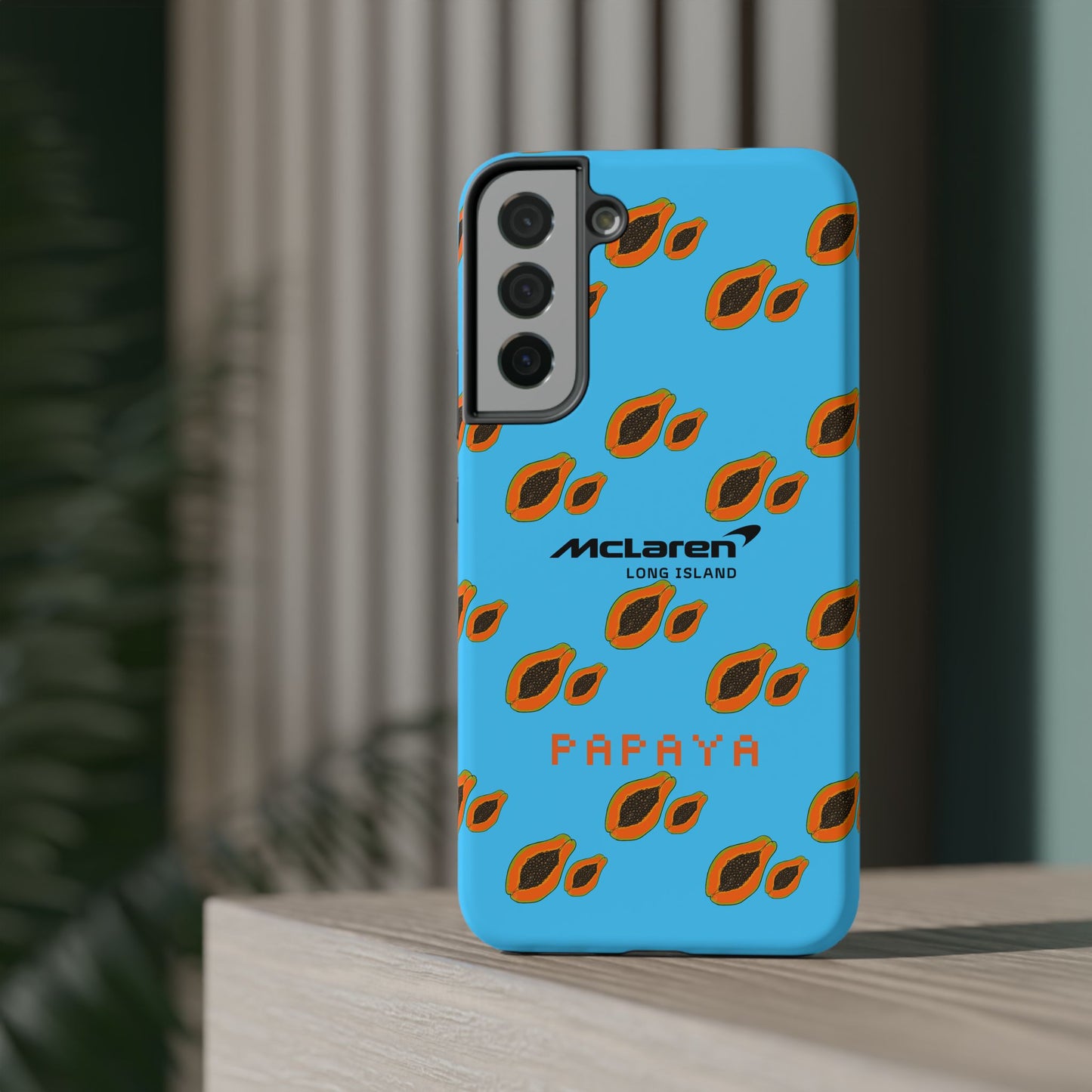 McLaren Long Island Papaya Impact-Resistant Phone Case - Sleek & Stylish