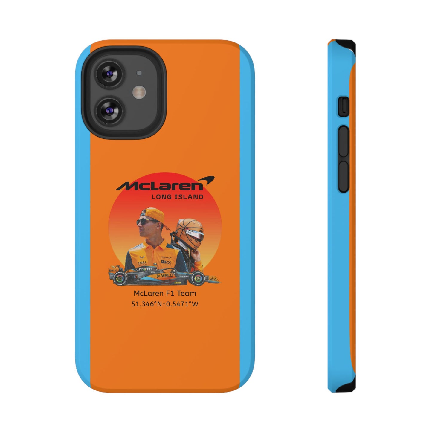 McLaren Long Island McLaren F1 inspired Lando Norris Impact-Resistant Phone Case - Sleek & Stylish