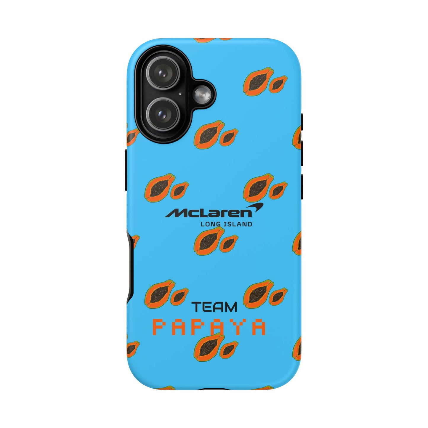 McLaren Long Island Team Papaya Impact-Resistant Phone Case - Sleek & Stylish