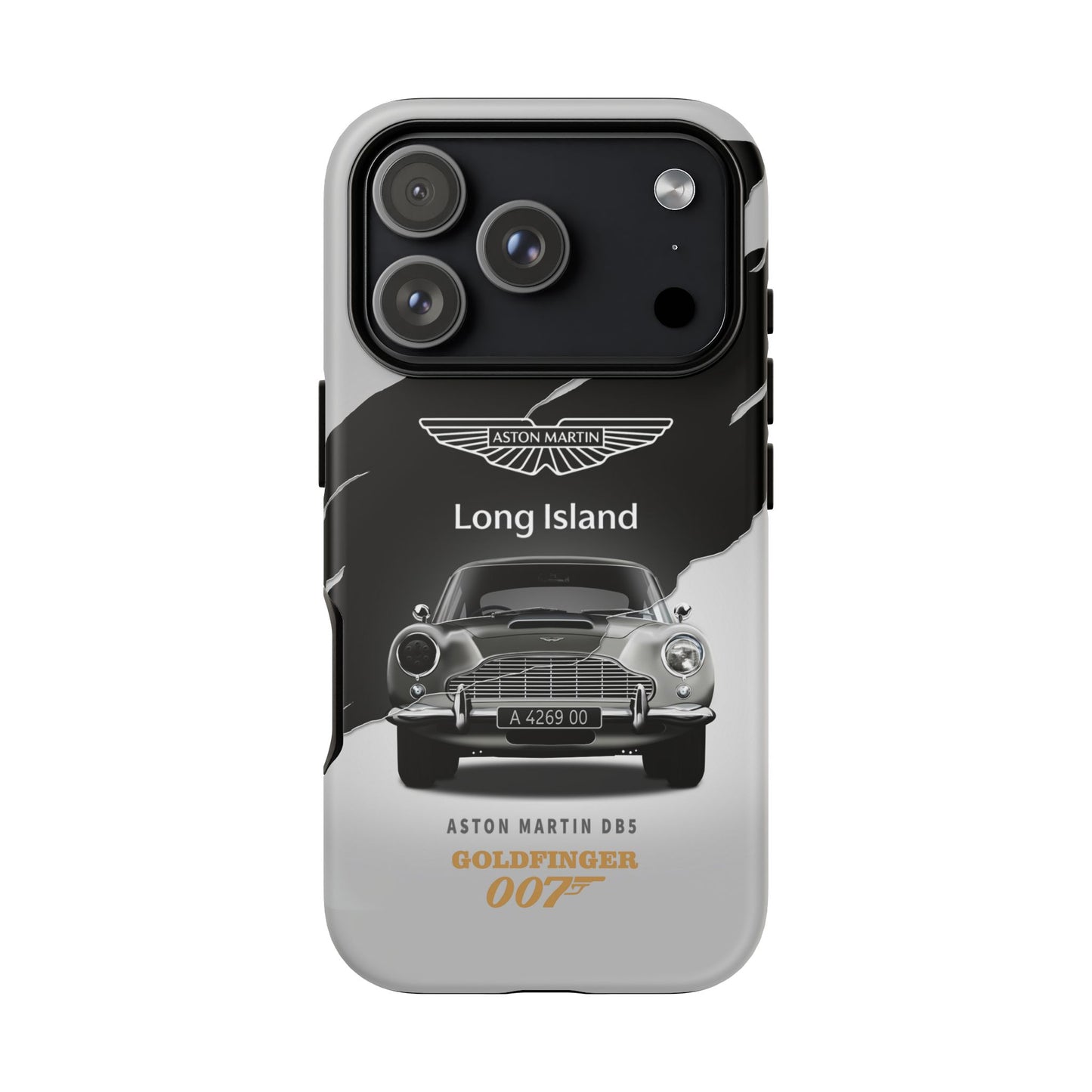 Aston Martin Long Island Phone Case Aston Martin DB5 Goldfinger 007 inspired Phone case (iPhone 8-17)