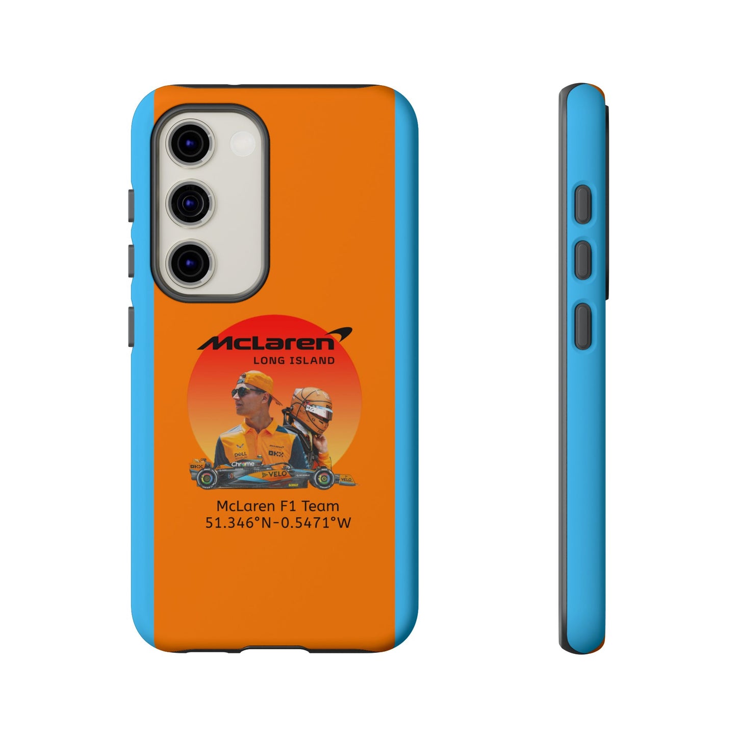 McLaren Long Island McLaren F1 inspired Lando Norris Impact-Resistant Phone Case - Sleek & Stylish