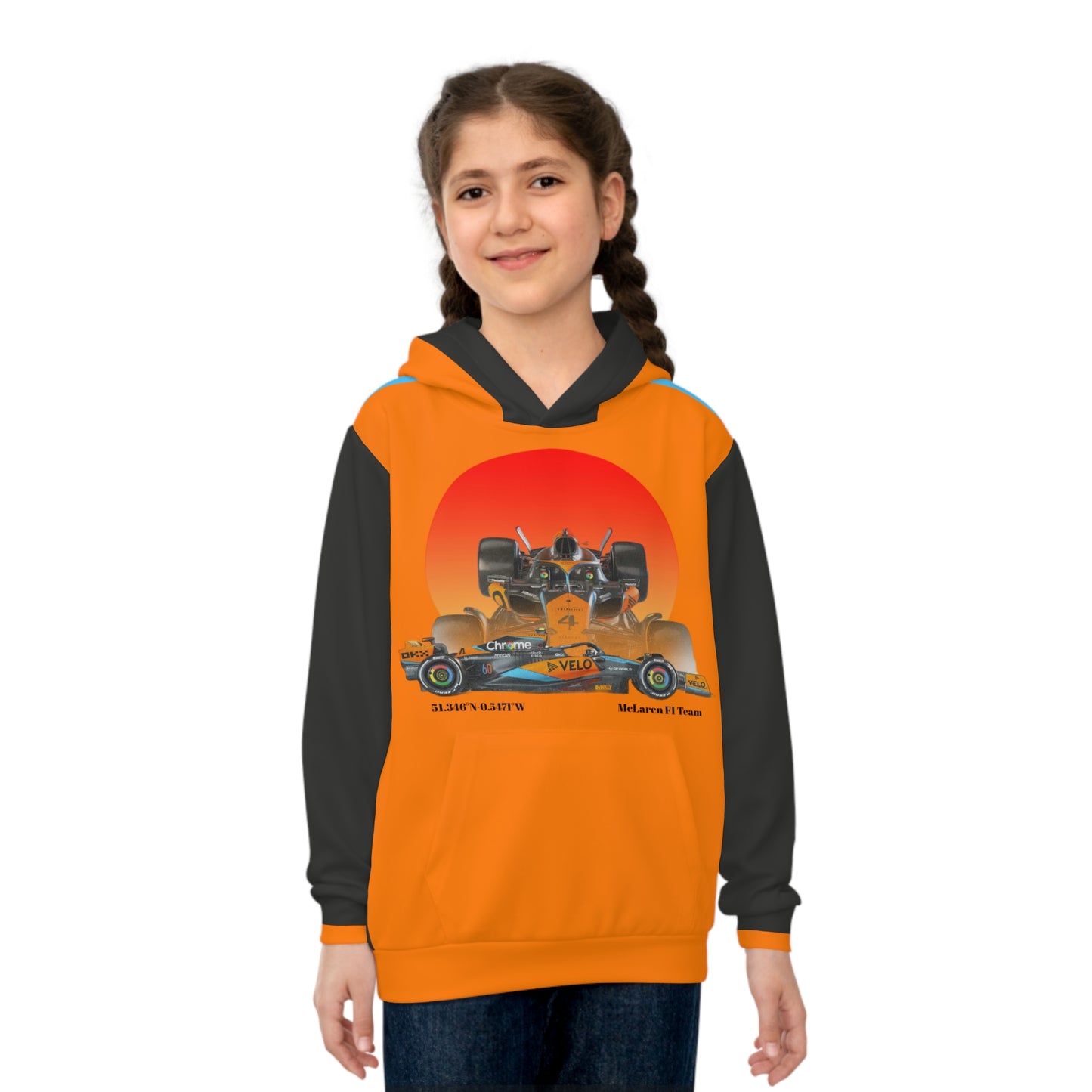 McLaren Long Island F1 inspired Children's Hoodie - Comfort and Style for Kids