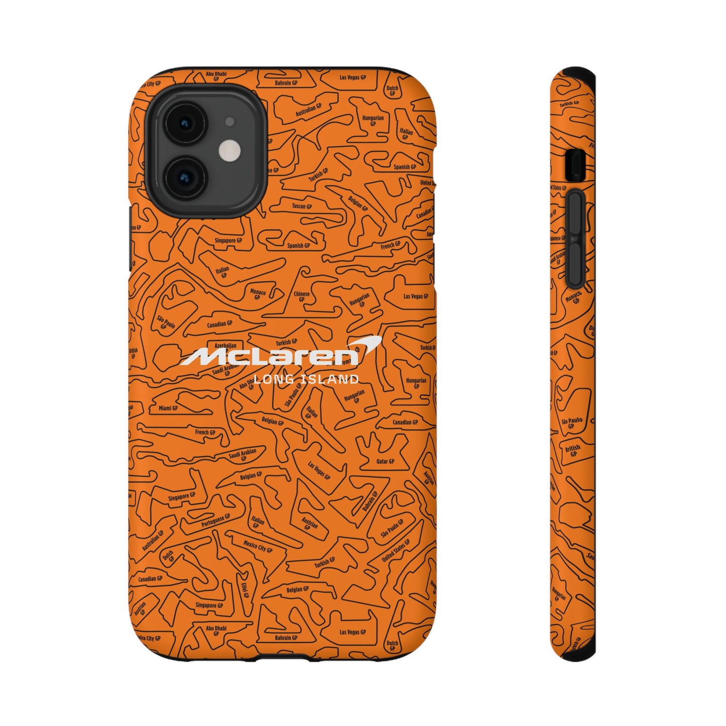 McLaren Long Island F1 race Track Inspired Impact-Resistant Phone Case