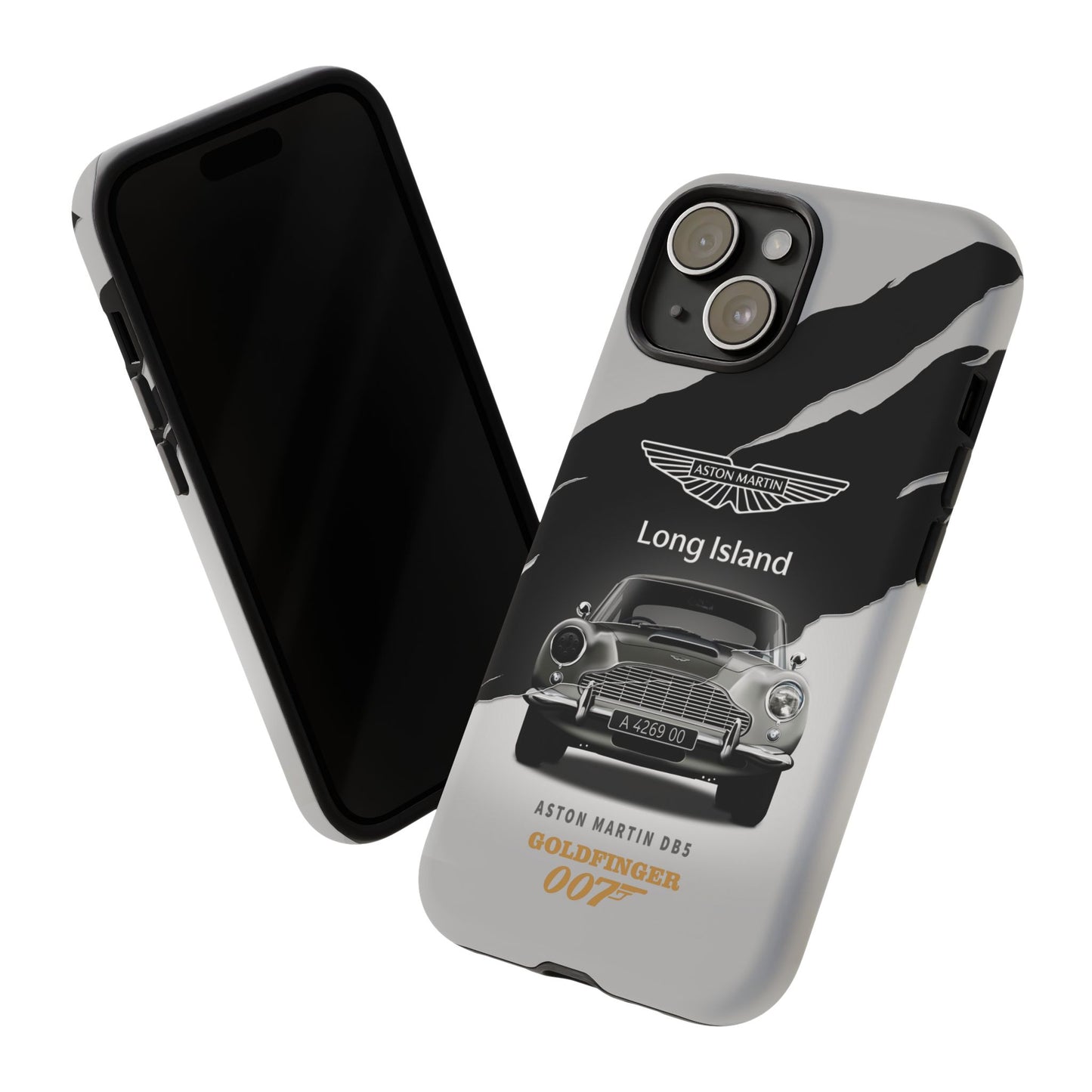 Aston Martin Long Island Phone Case Aston Martin DB5 Goldfinger 007 inspired Phone case (iPhone 8-17)