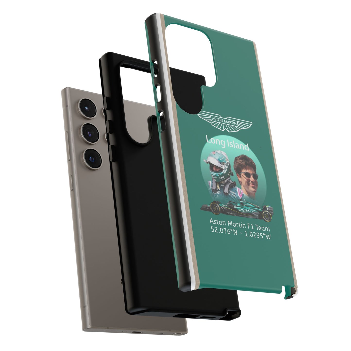 Aston Martin Long Island F1 inspired Lance Stroll Impact-Resistant Phone Case - Sleek & Stylish