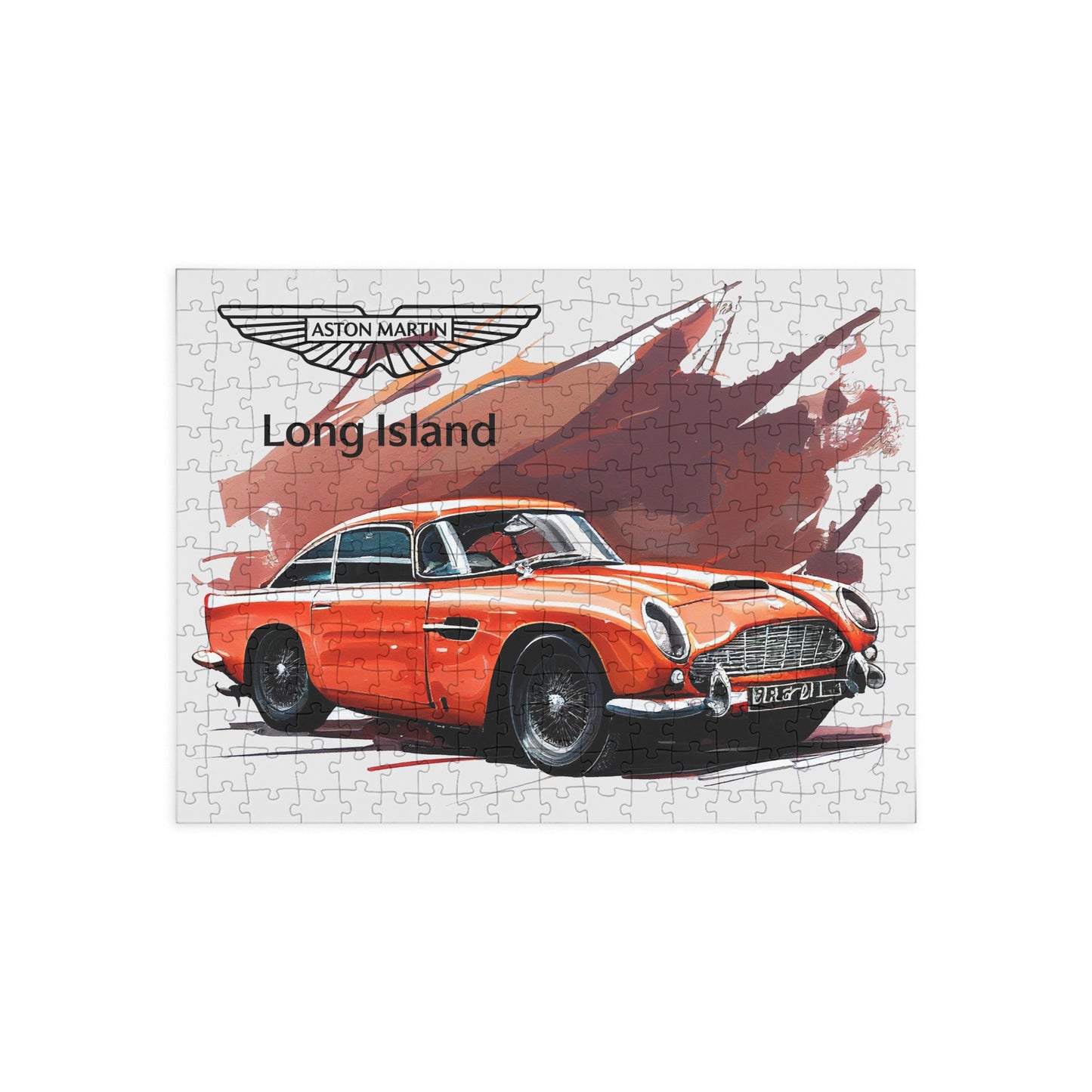 Aston Martin Long Island DB5 Inspired Puzzle - 96, 252, 500, 1000-Piece Options
