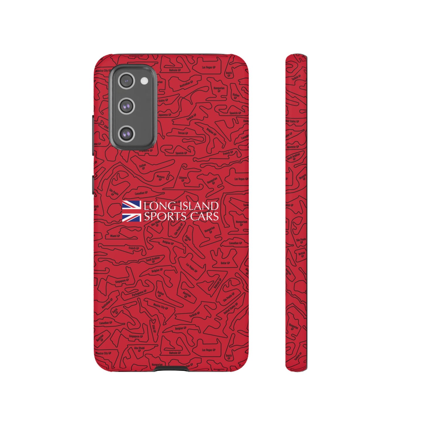 Long Island Sports Cars F1 race Track Inspired Impact-Resistant Phone Case