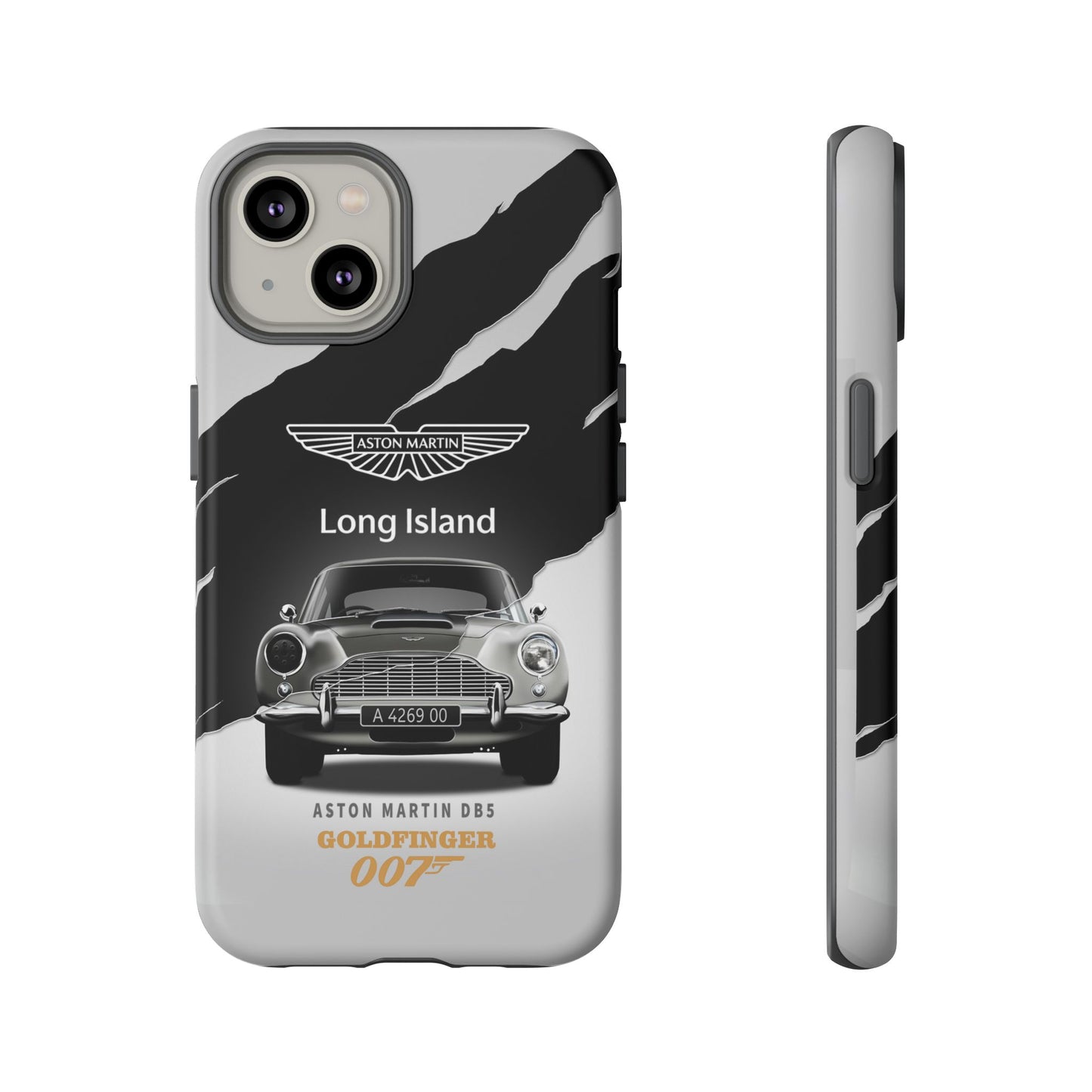 Aston Martin Long Island Phone Case Aston Martin DB5 Goldfinger 007 inspired Phone case (iPhone 8-17)