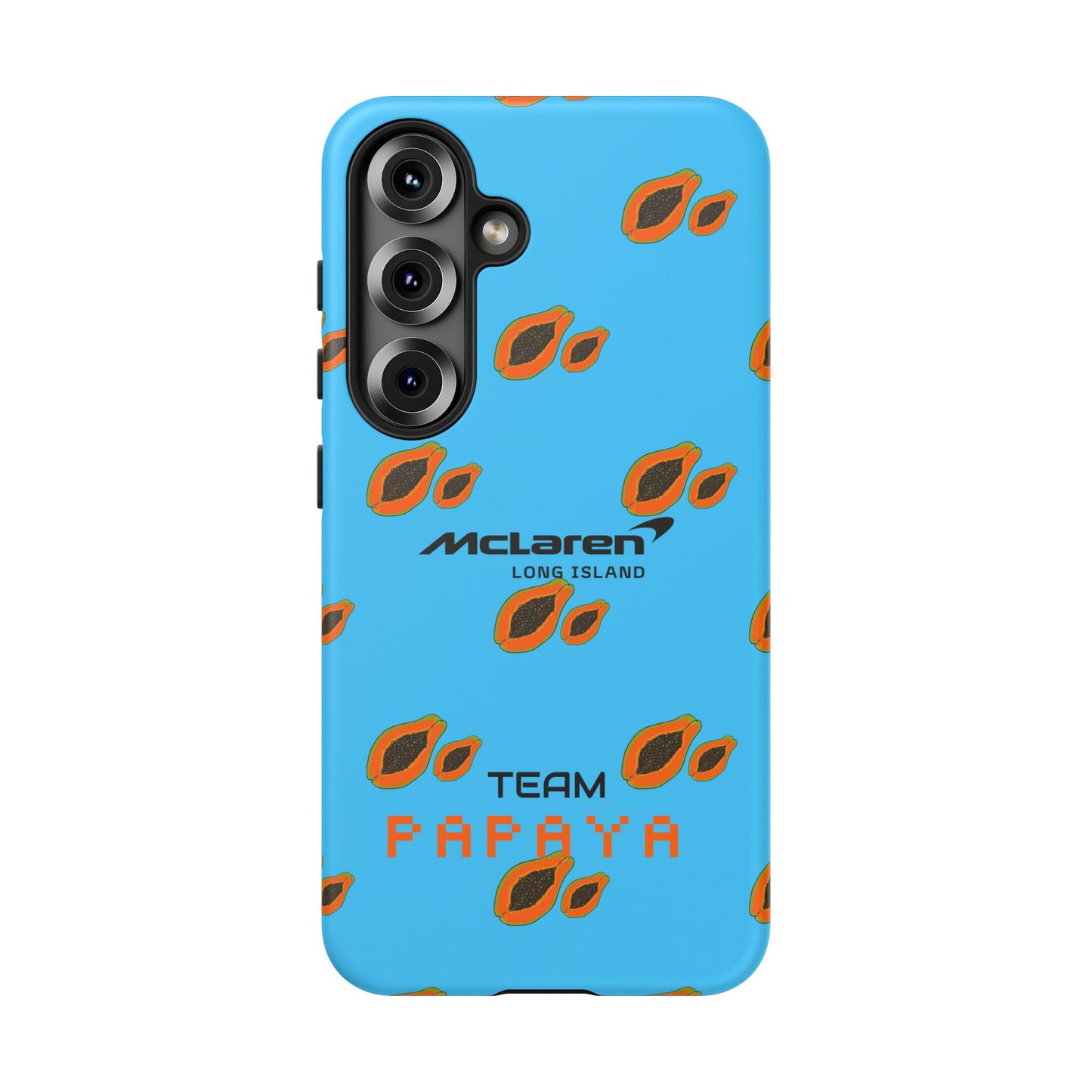 McLaren Long Island Team Papaya Impact-Resistant Phone Case - Sleek & Stylish