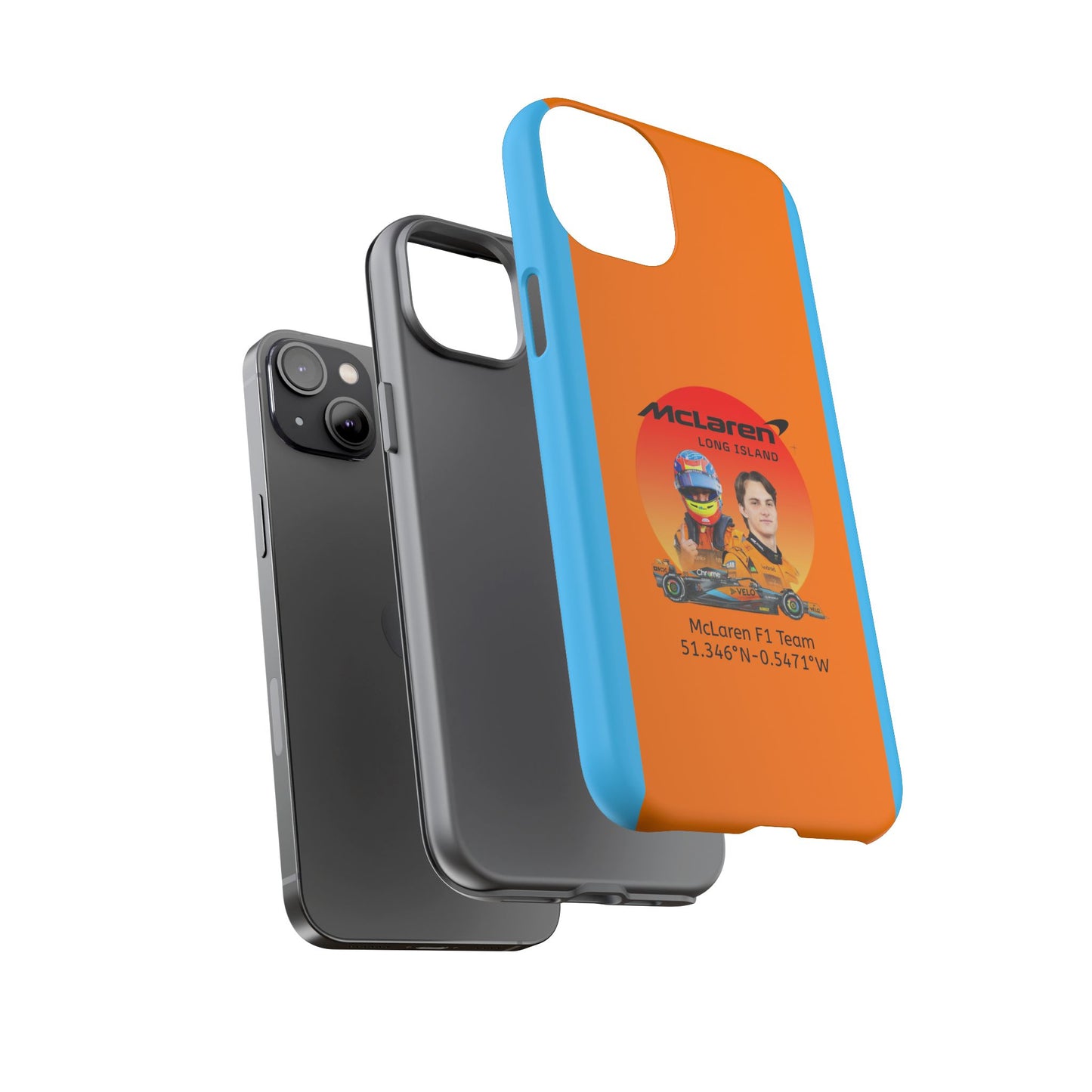 McLaren Long Island McLaren F1 inspired Oscar Piastri Impact-Resistant Phone Case - Sleek & Stylish