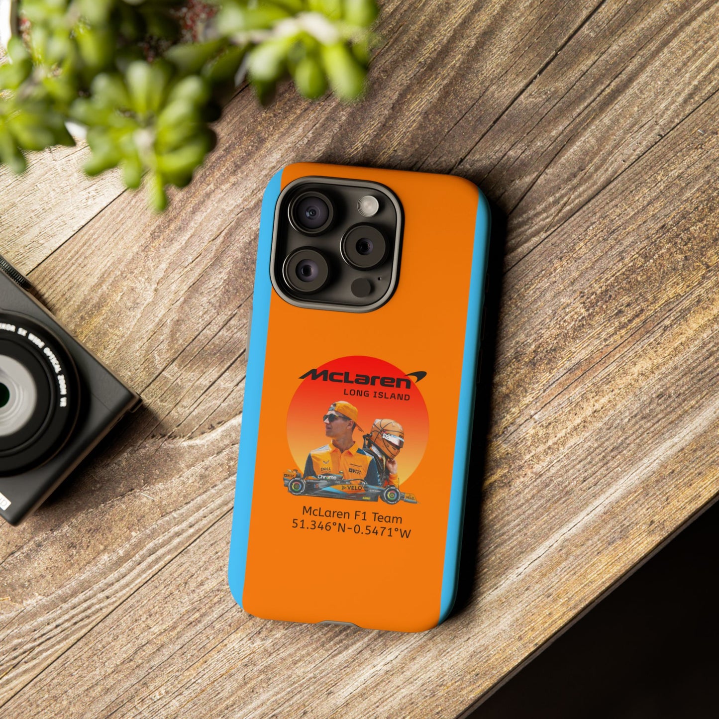 McLaren Long Island McLaren F1 inspired Lando Norris Impact-Resistant Phone Case - Sleek & Stylish