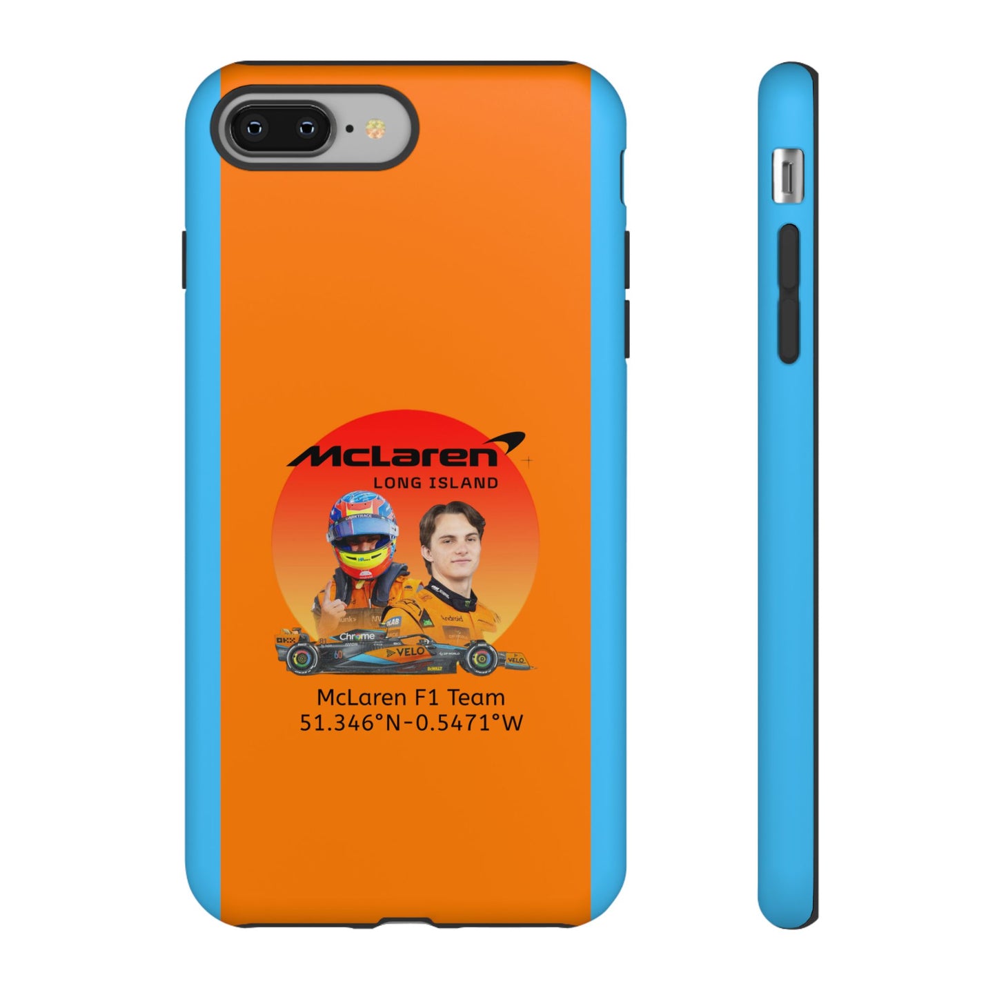 McLaren Long Island McLaren F1 inspired Oscar Piastri Impact-Resistant Phone Case - Sleek & Stylish