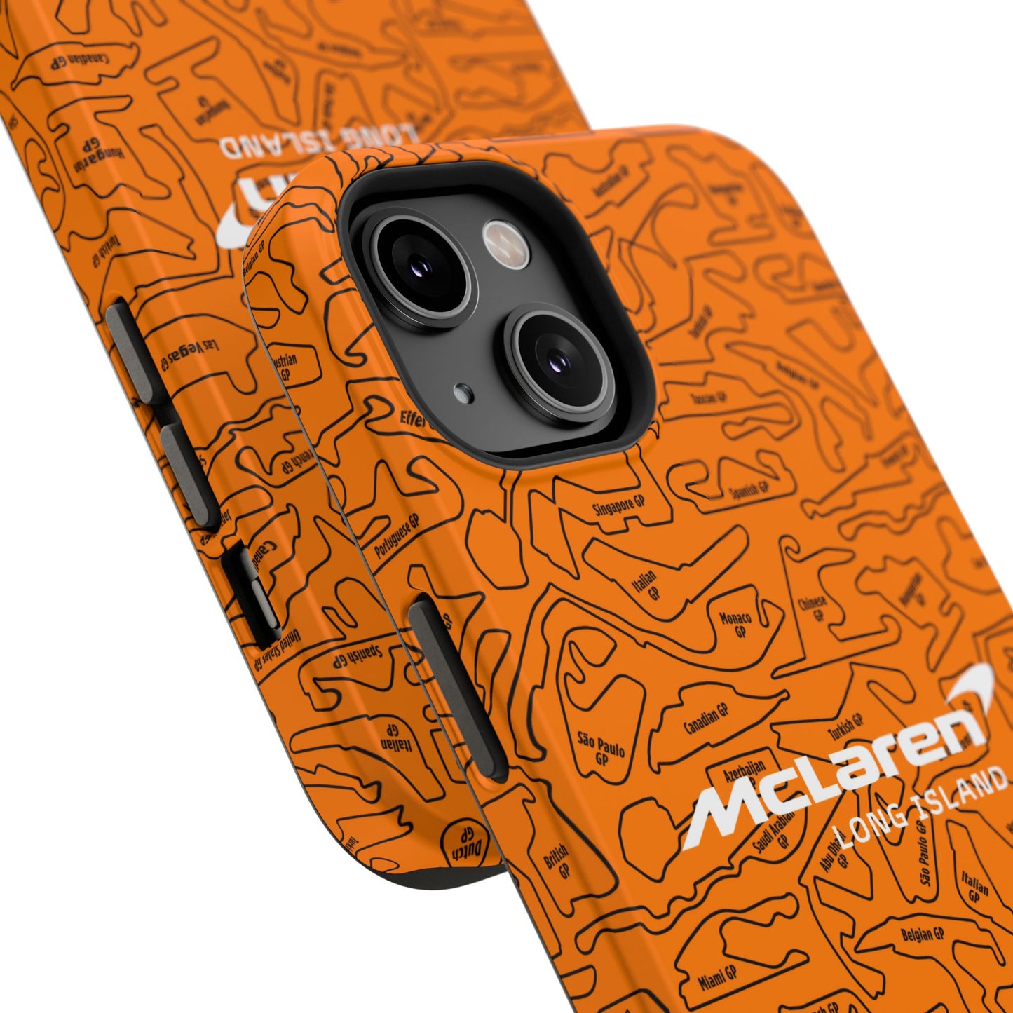 McLaren Long Island F1 race Track Inspired Impact-Resistant Phone Case