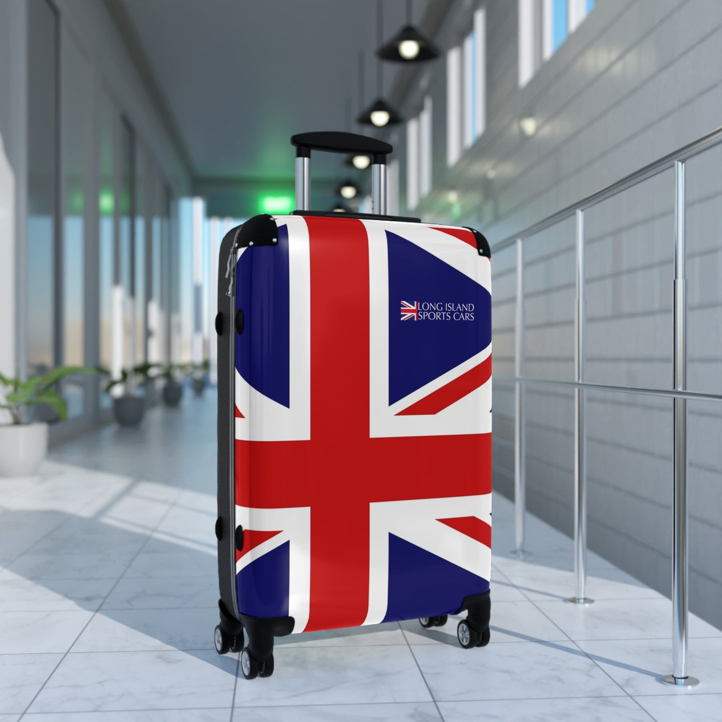 Long Island Sports Cars Flag Suitcase