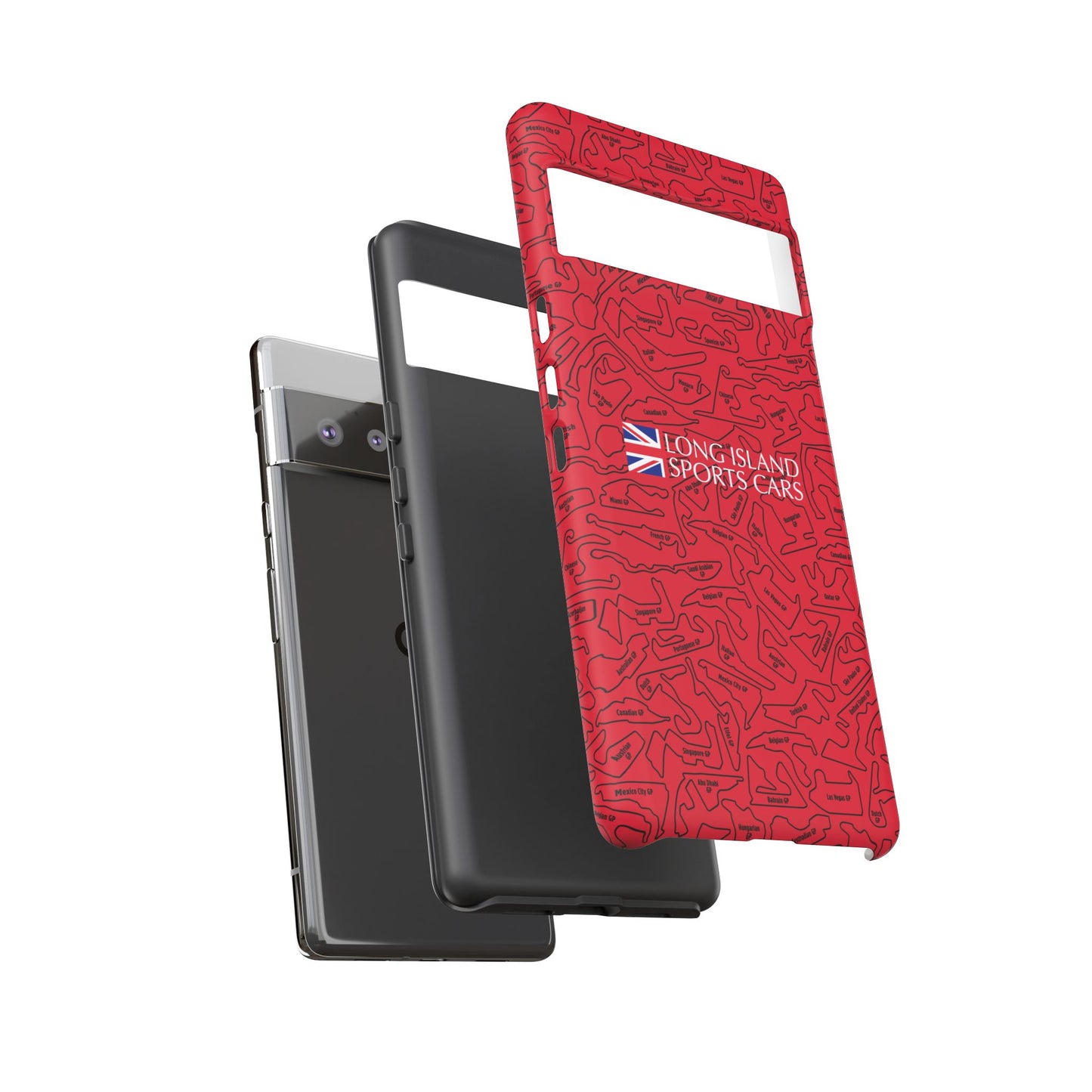 Long Island Sports Cars F1 race Track Inspired Impact-Resistant Phone Case