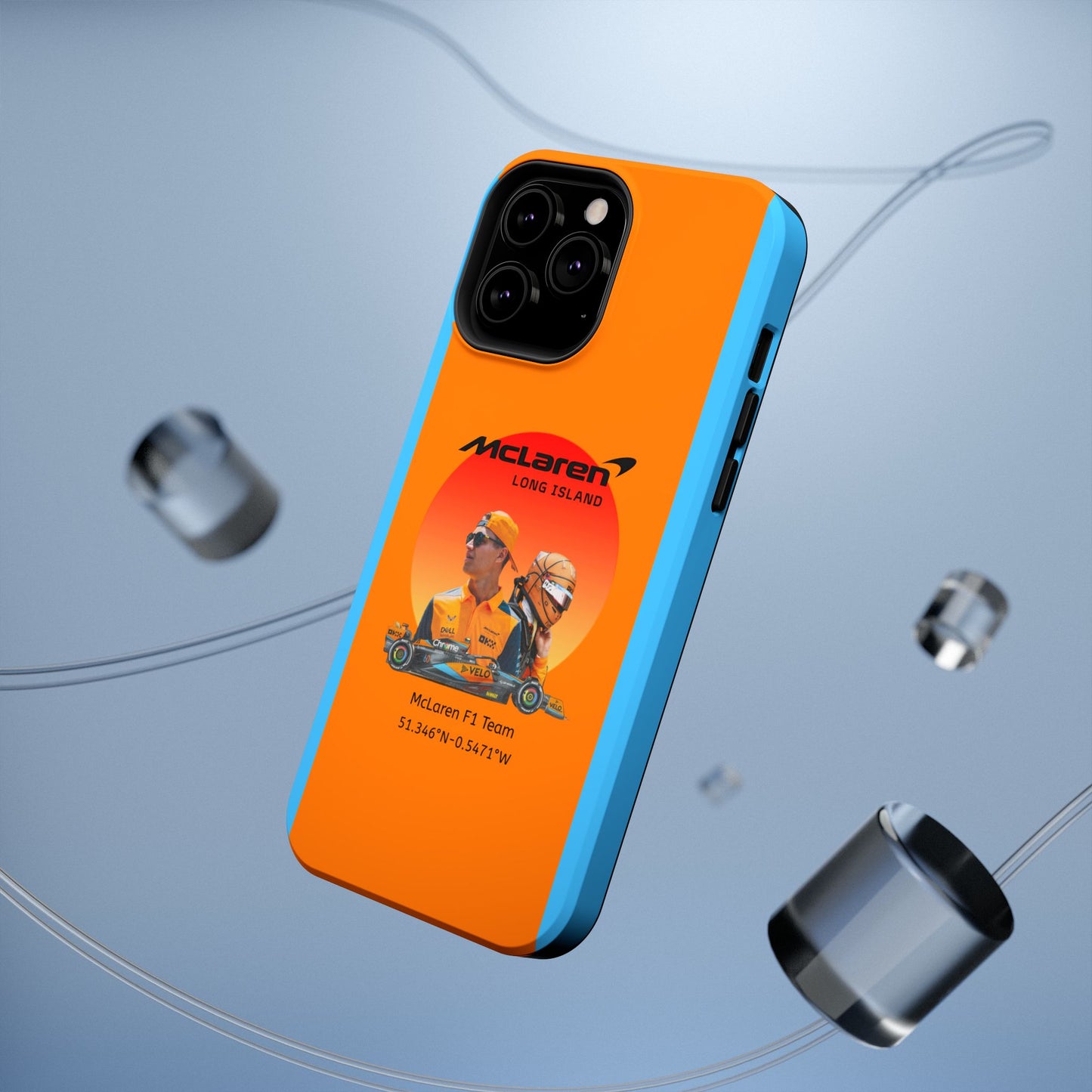 McLaren Long Island McLaren F1 inspired Lando Norris Impact-Resistant Phone Case - Sleek & Stylish