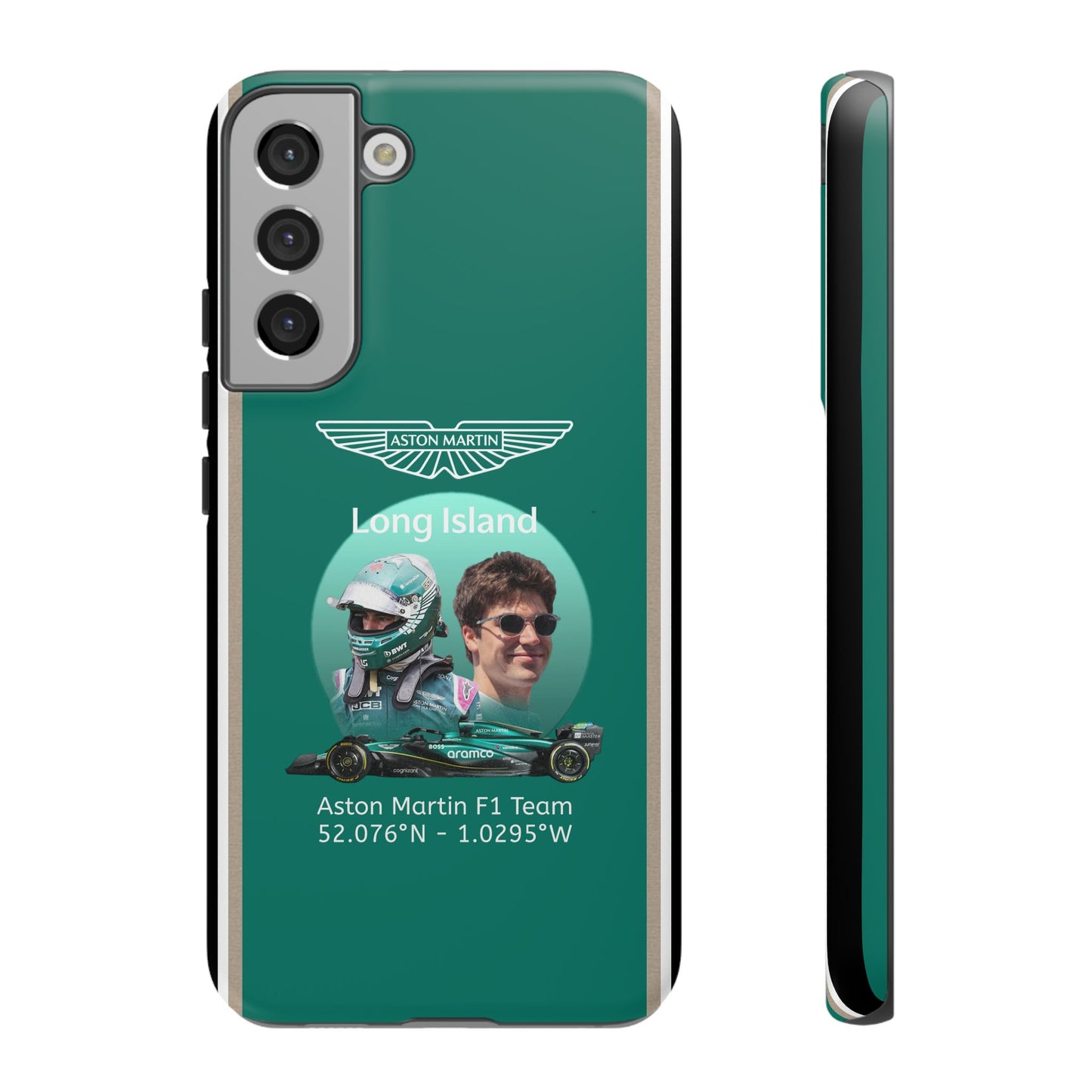 Aston Martin Long Island F1 inspired Lance Stroll Impact-Resistant Phone Case - Sleek & Stylish