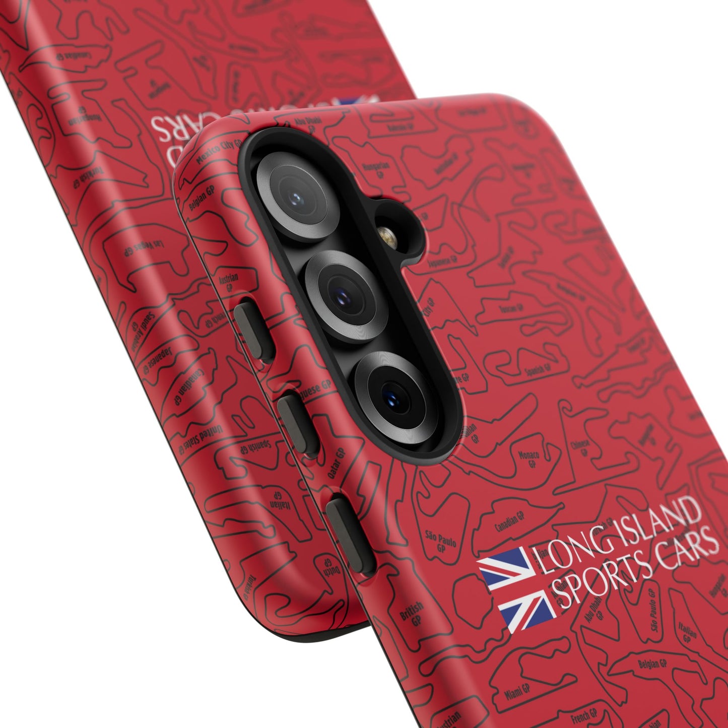 Long Island Sports Cars F1 race Track Inspired Impact-Resistant Phone Case