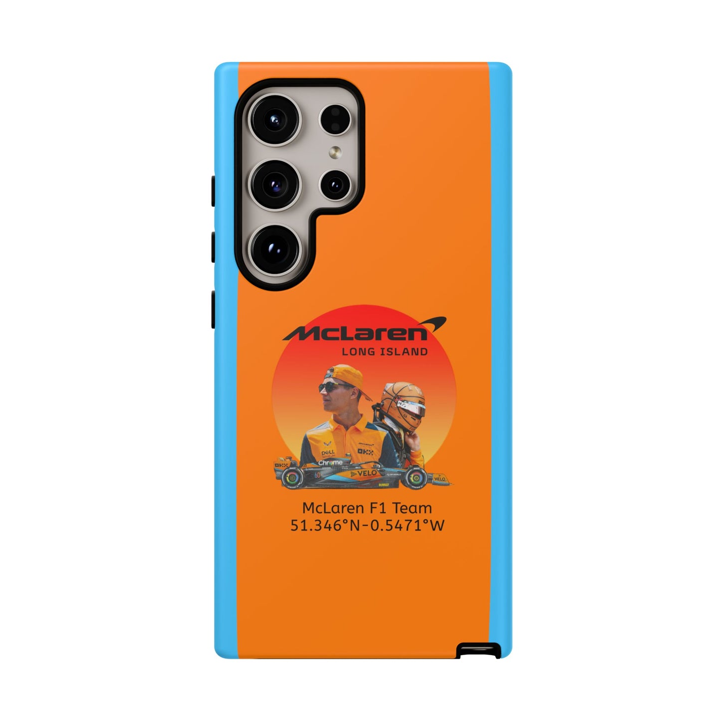 McLaren Long Island McLaren F1 inspired Lando Norris Impact-Resistant Phone Case - Sleek & Stylish