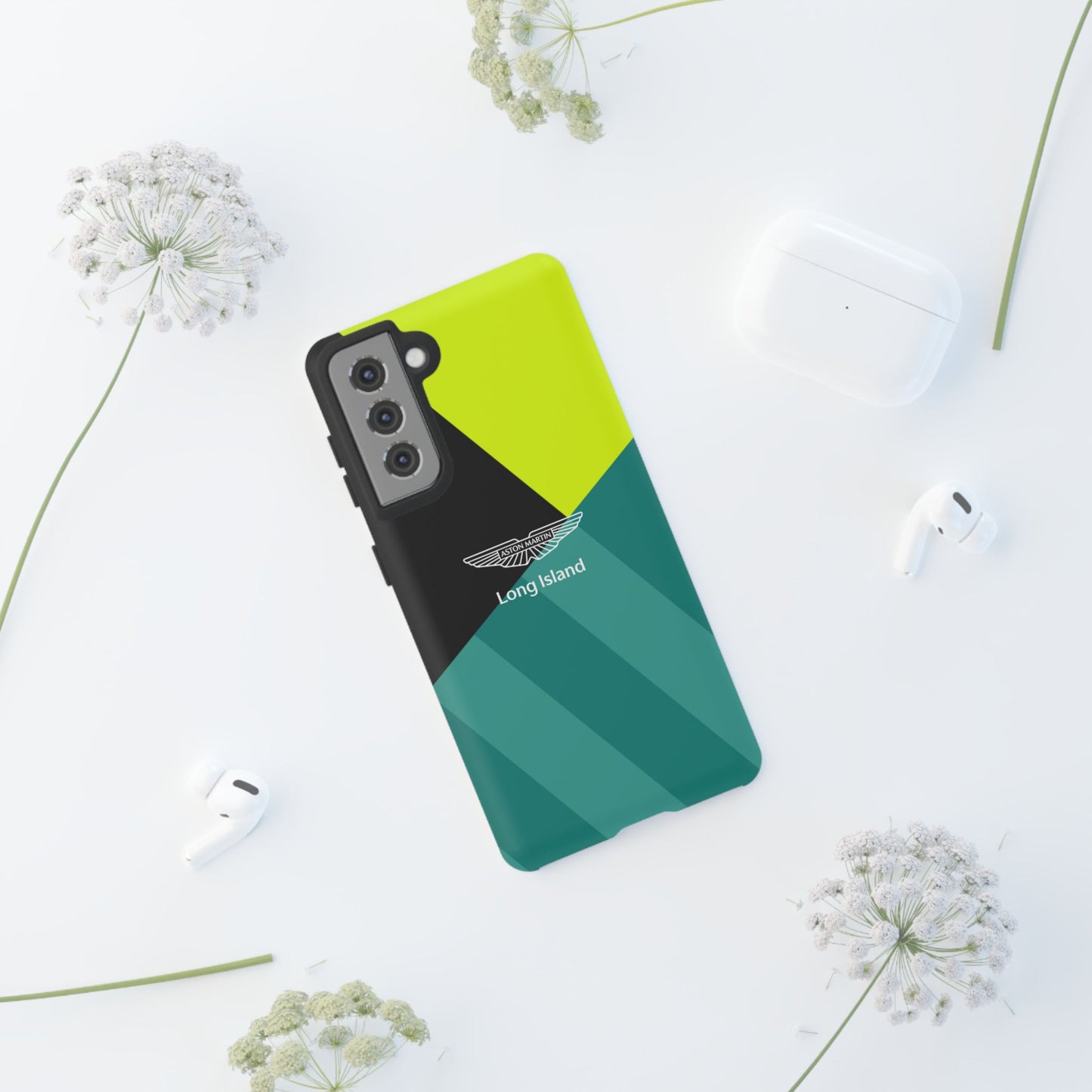 Aston Martin Long Island Impact-Resistant Phone Case | Durable Protection for Car Enthusiasts