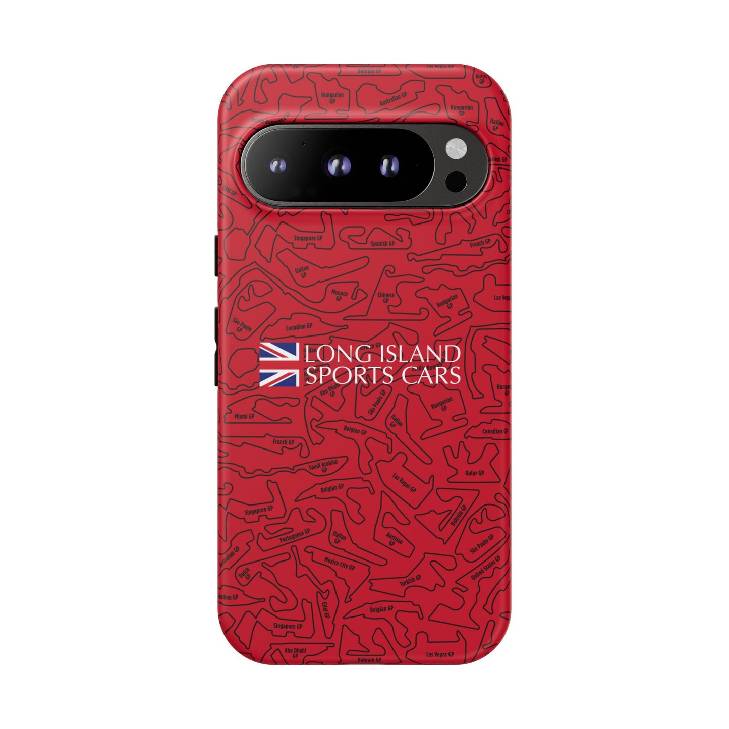 Long Island Sports Cars F1 race Track Inspired Impact-Resistant Phone Case