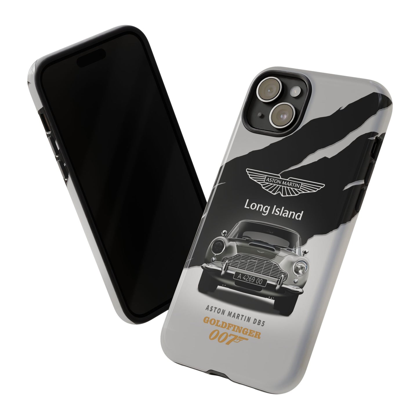 Aston Martin Long Island Phone Case Aston Martin DB5 Goldfinger 007 inspired Phone case (iPhone 8-17)