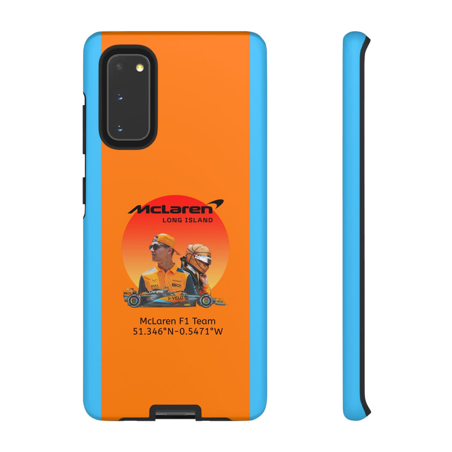 McLaren Long Island McLaren F1 inspired Lando Norris Impact-Resistant Phone Case - Sleek & Stylish