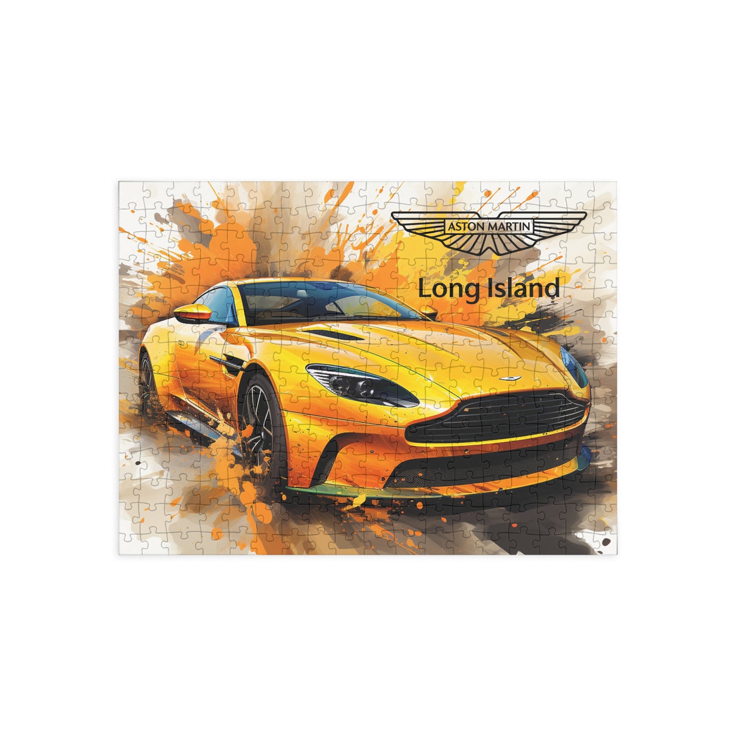 Aston Martin Long Island  DBS Superleggera Inspired Puzzle - 96, 252, 500, 1000-Piece Options - Perfect Gift for Car Lovers & Puzzle Enthusiasts