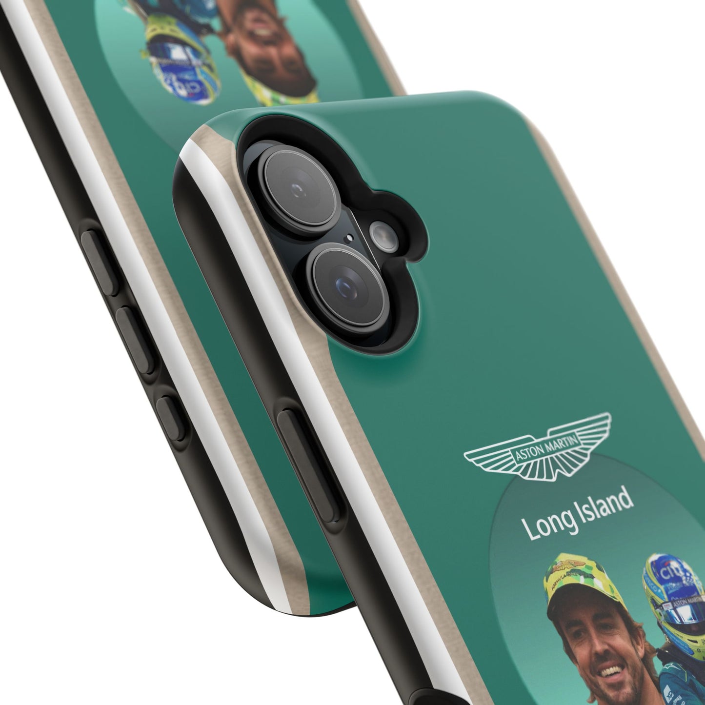 Aston Martin Long Island F1 inspired Fernando Alonso Impact-Resistant Phone Case - Sleek & Stylish