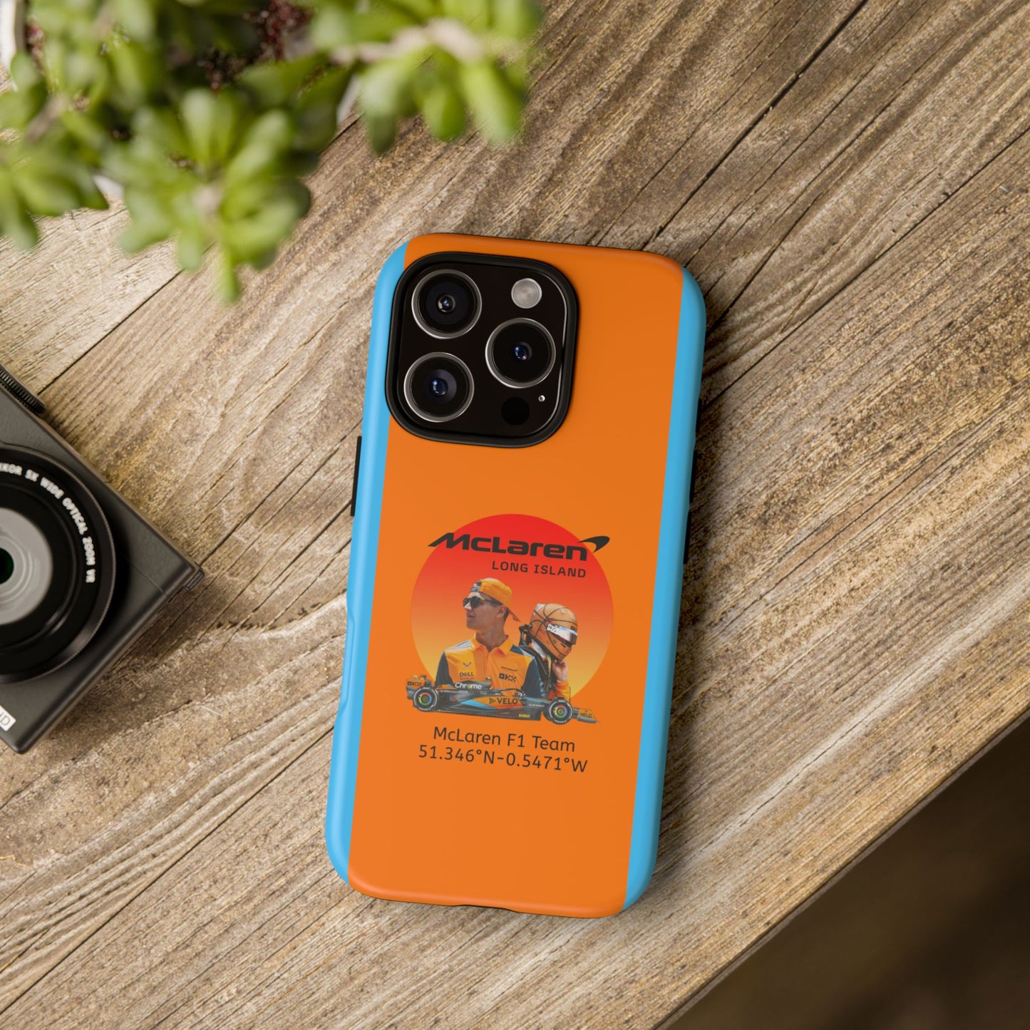McLaren Long Island McLaren F1 inspired Lando Norris Impact-Resistant Phone Case - Sleek & Stylish