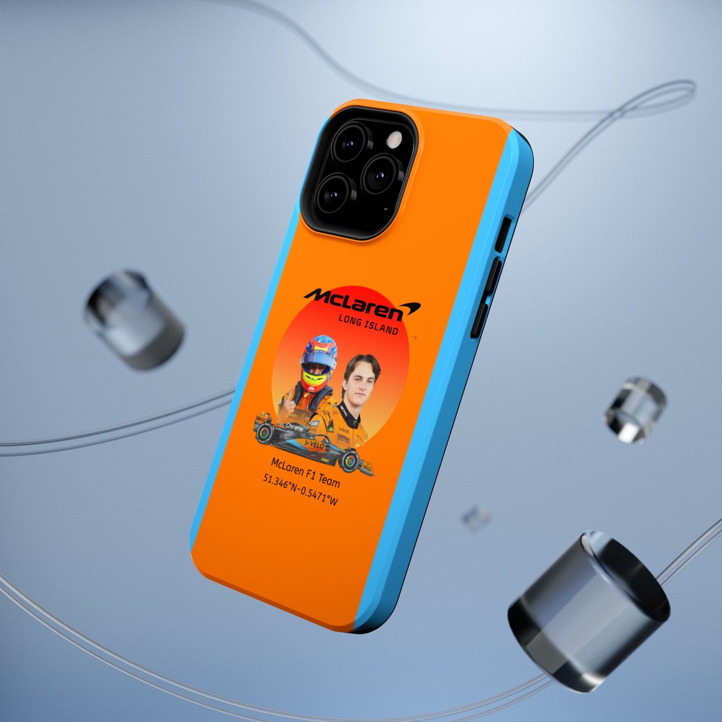 McLaren Long Island McLaren F1 inspired Oscar Piastri Impact-Resistant Phone Case - Sleek & Stylish