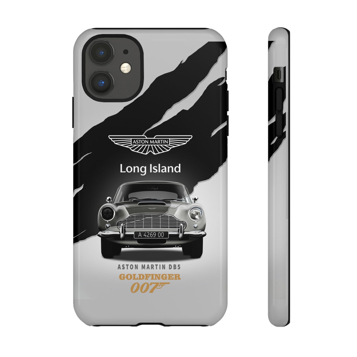 Aston Martin Long Island Phone Case Aston Martin DB5 Goldfinger 007 inspired Phone case (iPhone 8-17)