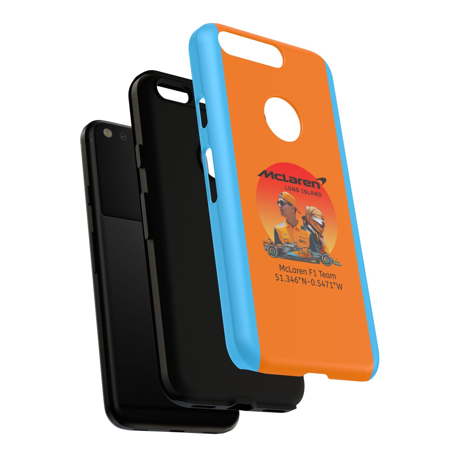 McLaren Long Island McLaren F1 inspired Lando Norris Impact-Resistant Phone Case - Sleek & Stylish