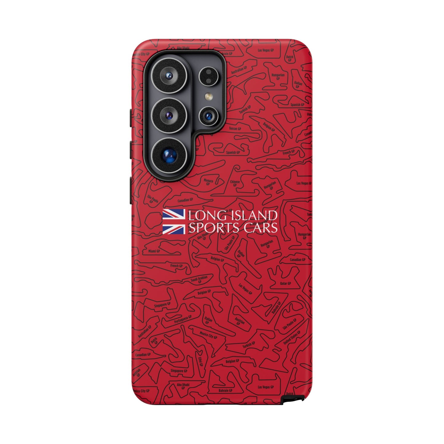 Long Island Sports Cars F1 race Track Inspired Impact-Resistant Phone Case