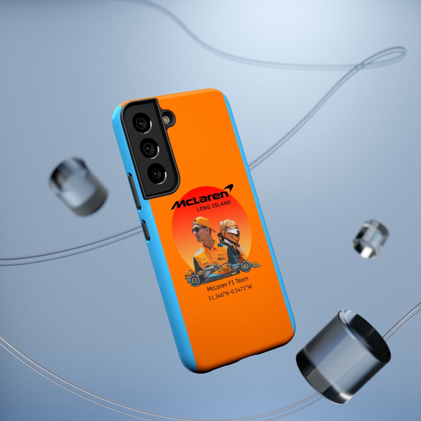 McLaren Long Island McLaren F1 inspired Lando Norris Impact-Resistant Phone Case - Sleek & Stylish