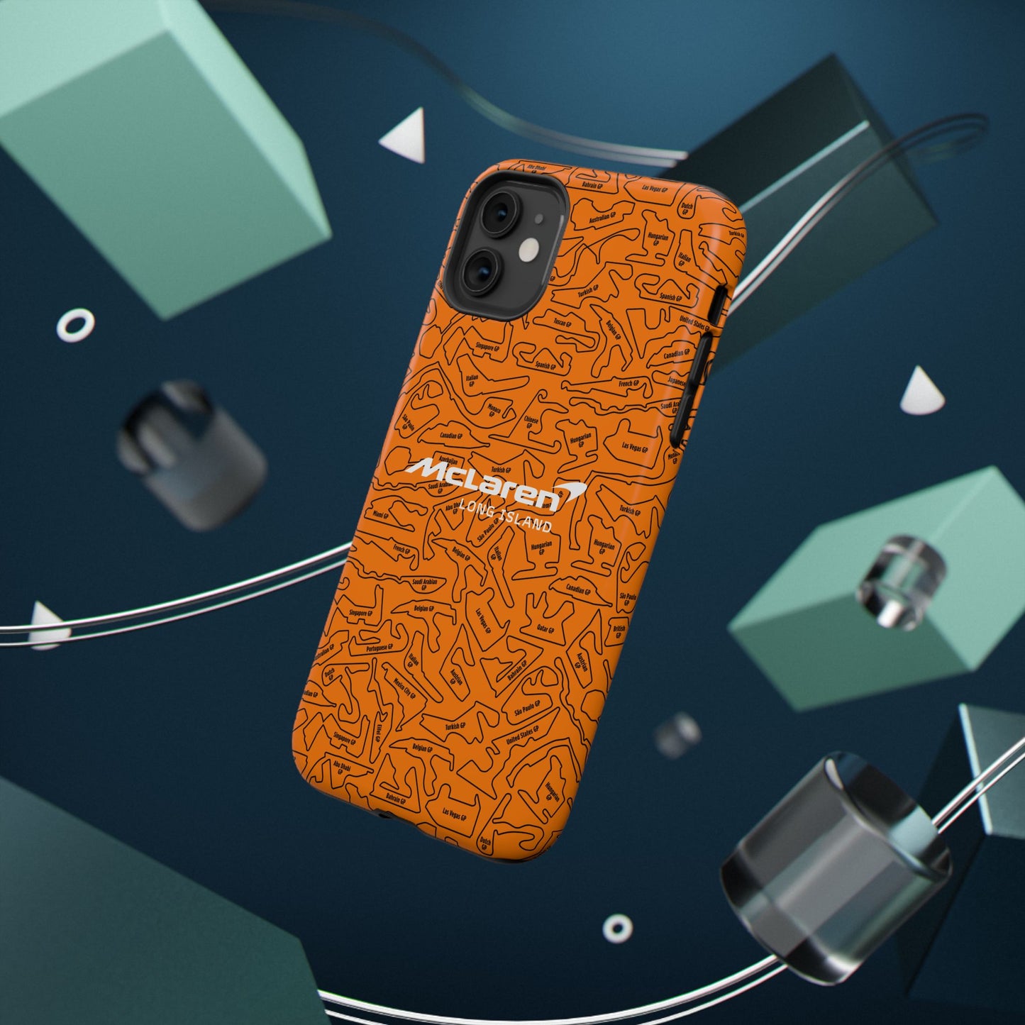 McLaren Long Island F1 race Track Inspired Impact-Resistant Phone Case