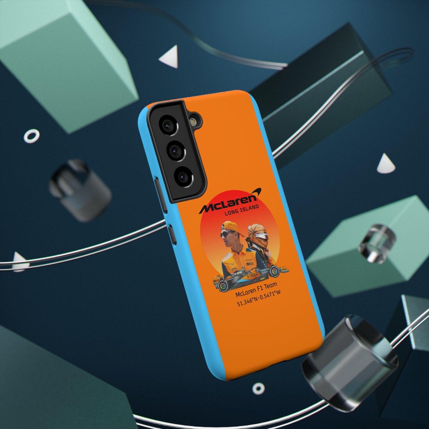 McLaren Long Island McLaren F1 inspired Lando Norris Impact-Resistant Phone Case - Sleek & Stylish