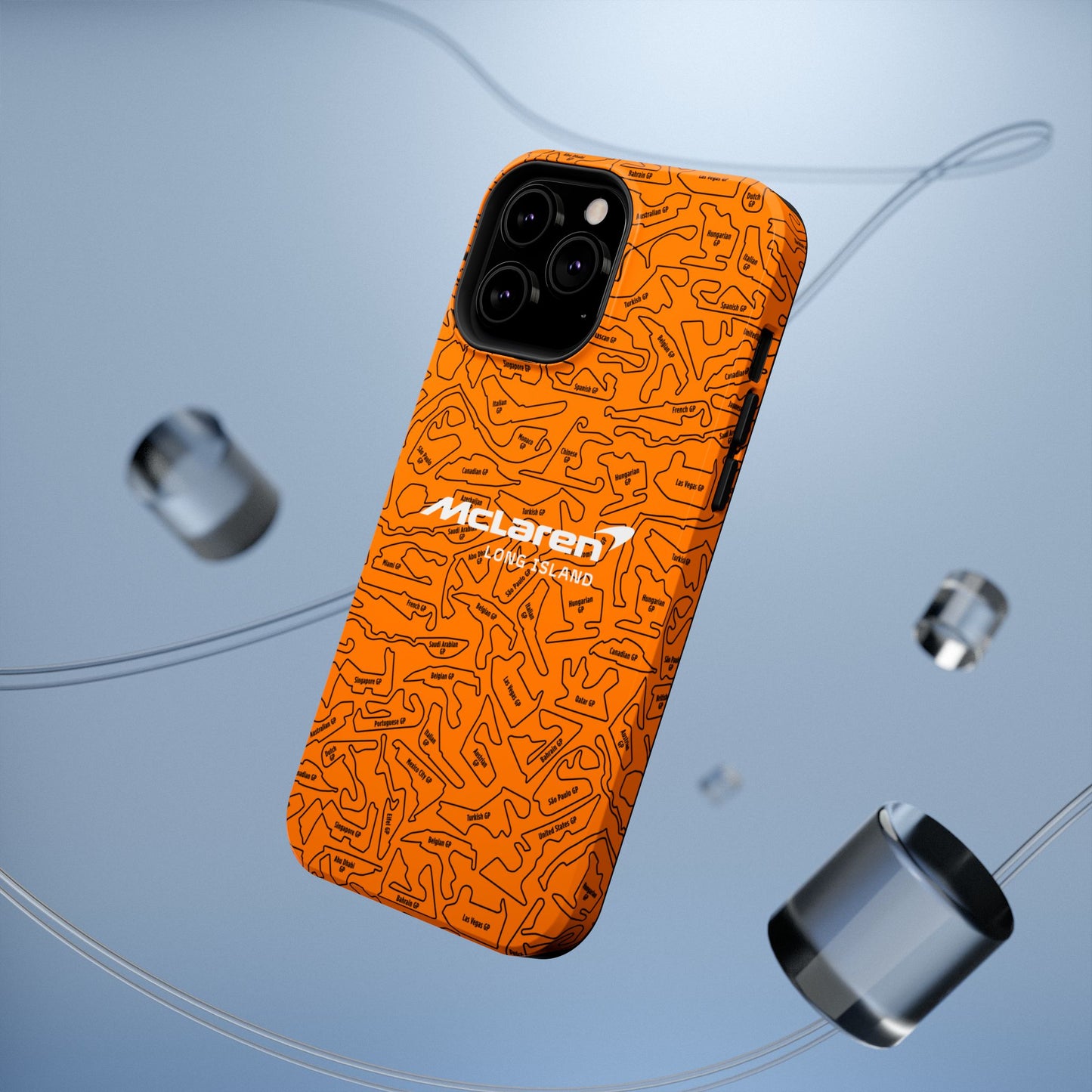 McLaren Long Island F1 race Track Inspired Impact-Resistant Phone Case