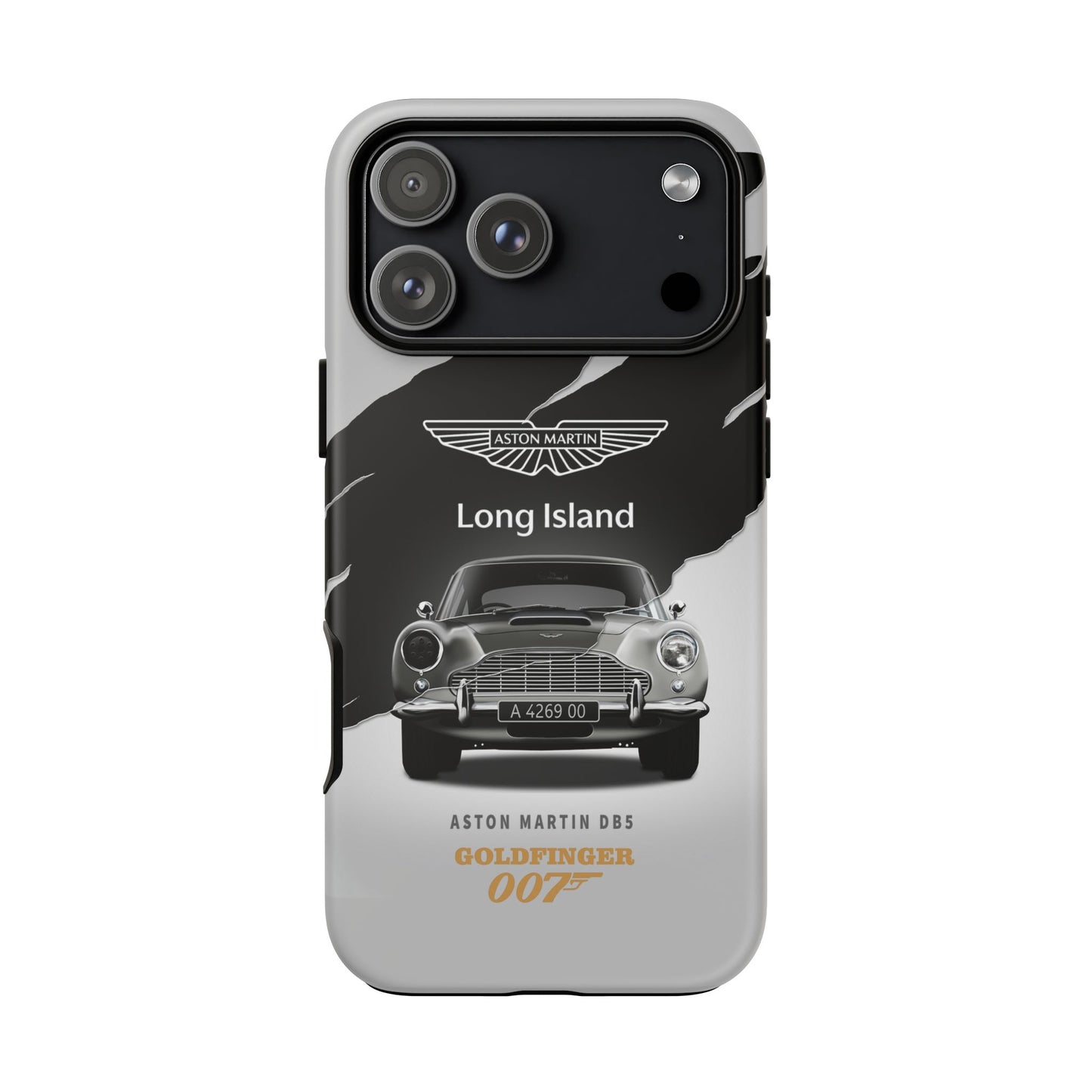 Aston Martin Long Island Phone Case Aston Martin DB5 Goldfinger 007 inspired Phone case (iPhone 8-17)