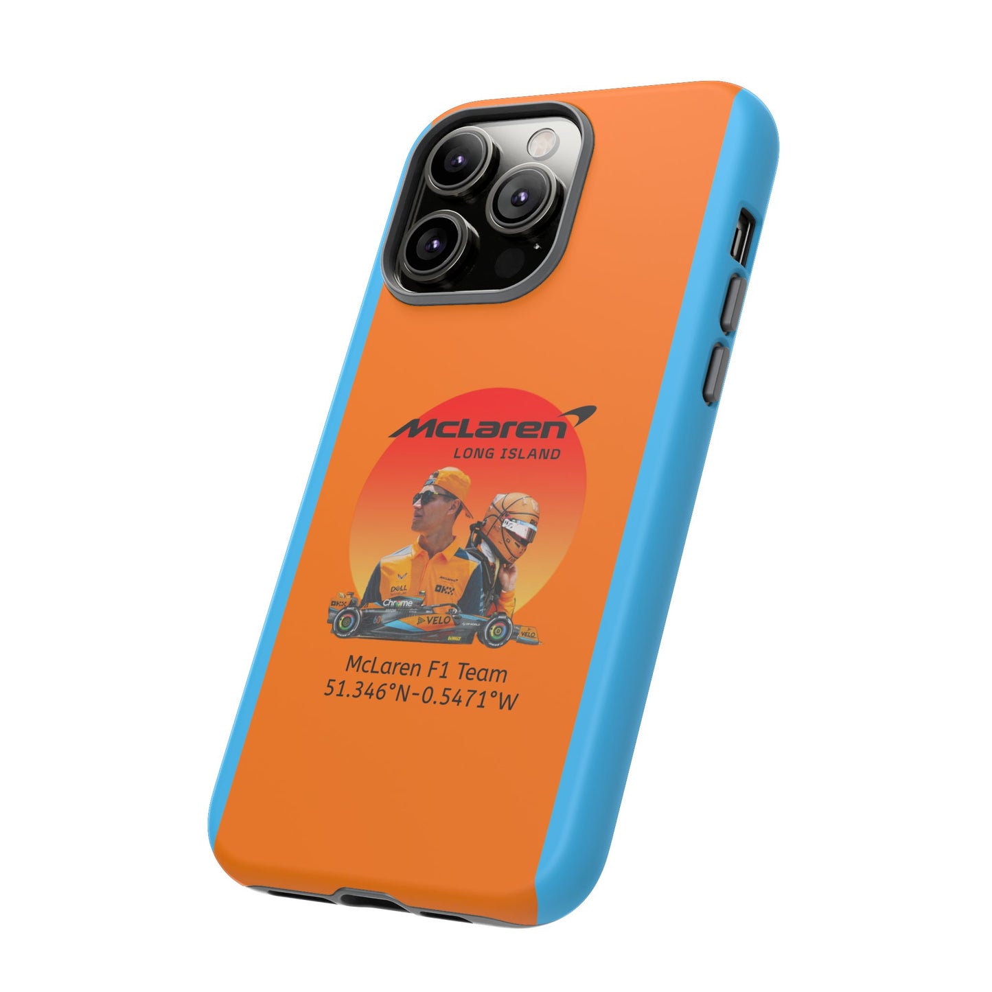 McLaren Long Island McLaren F1 inspired Lando Norris Impact-Resistant Phone Case - Sleek & Stylish